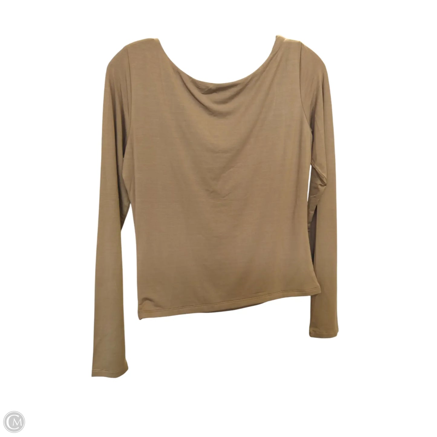 Top Long Sleeve By Clothes Mentor In Brown, Size: M