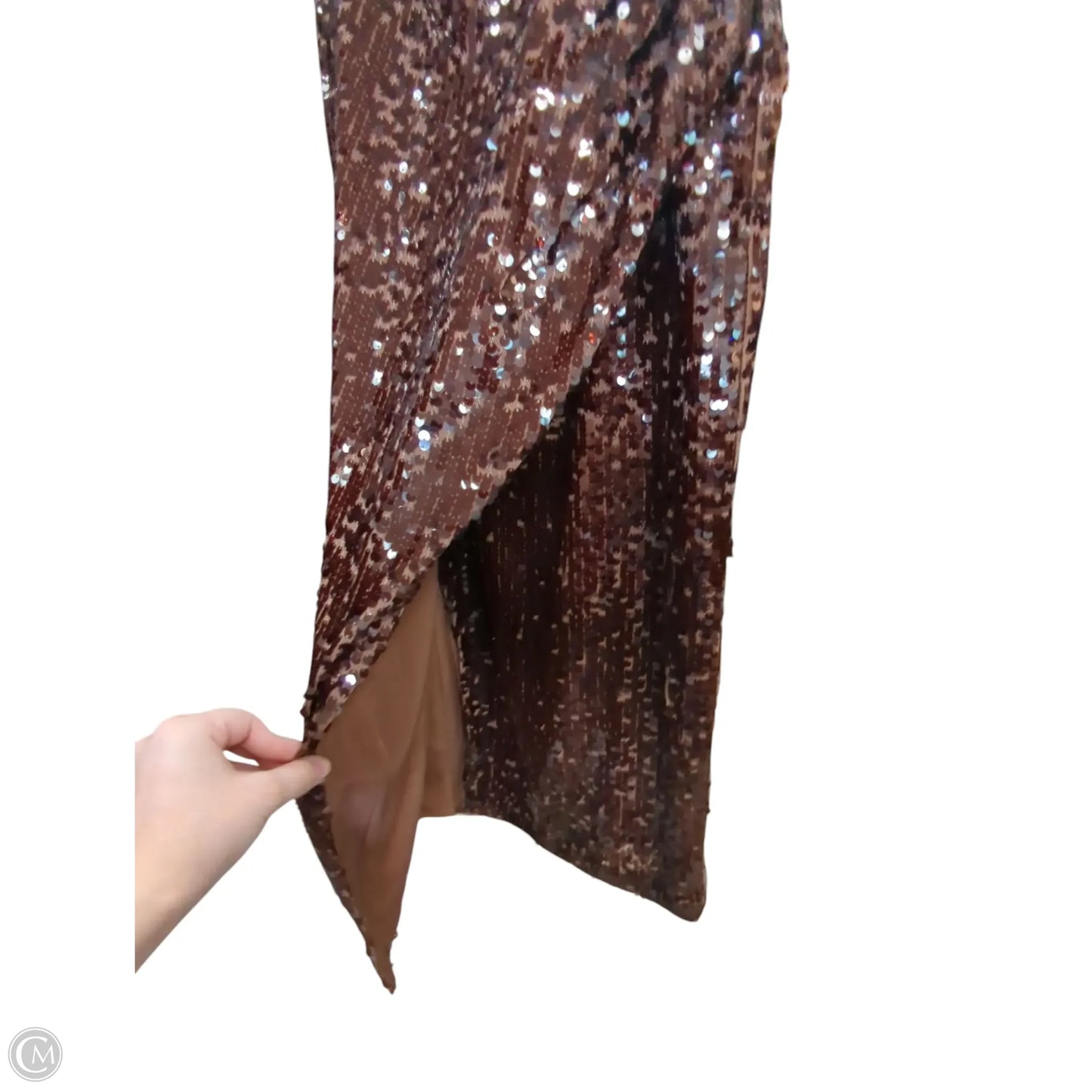 Skirt Maxi By Loft In Brown, Size: 0p
