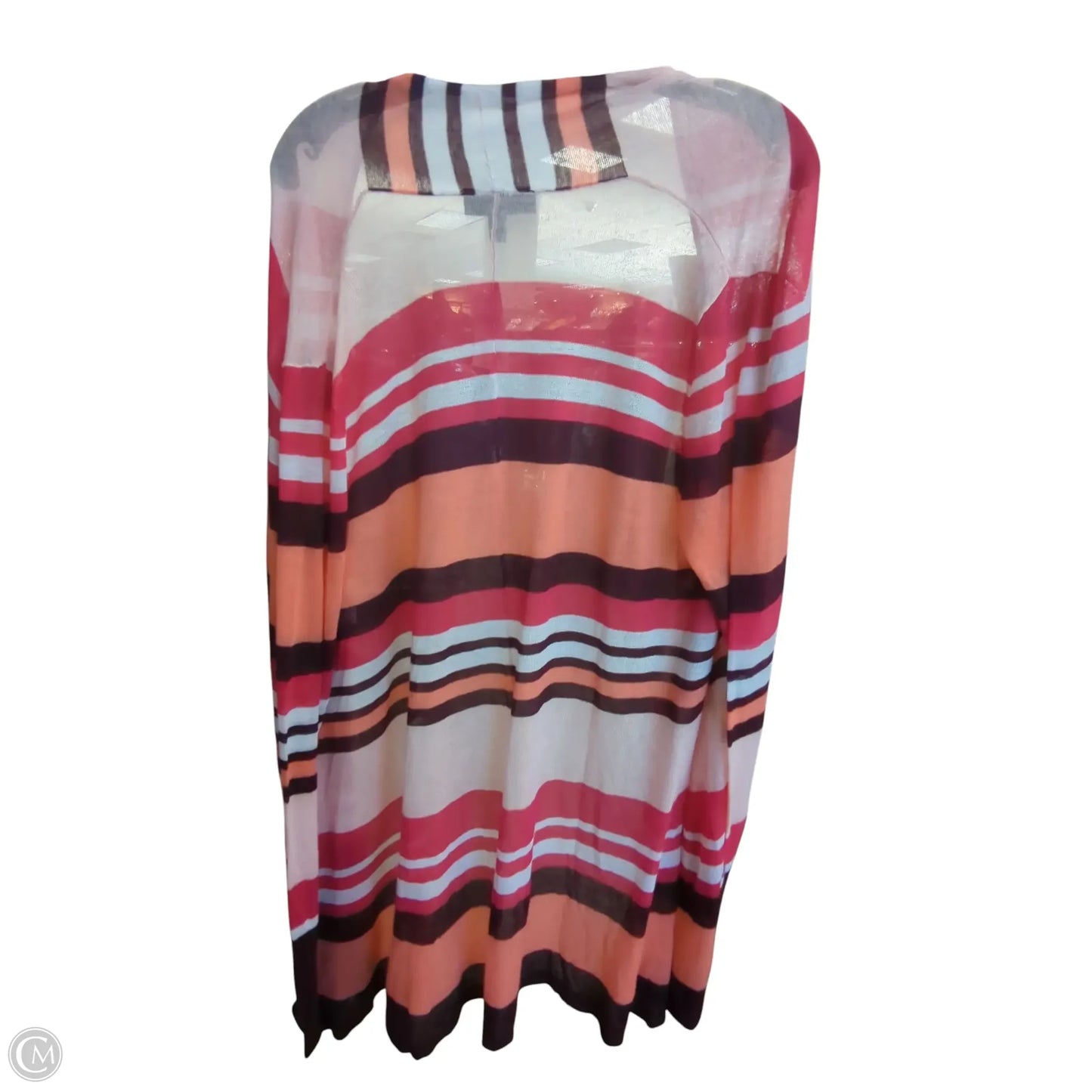 Cardigan By Lane Bryant In Striped Pattern, Size: 1x