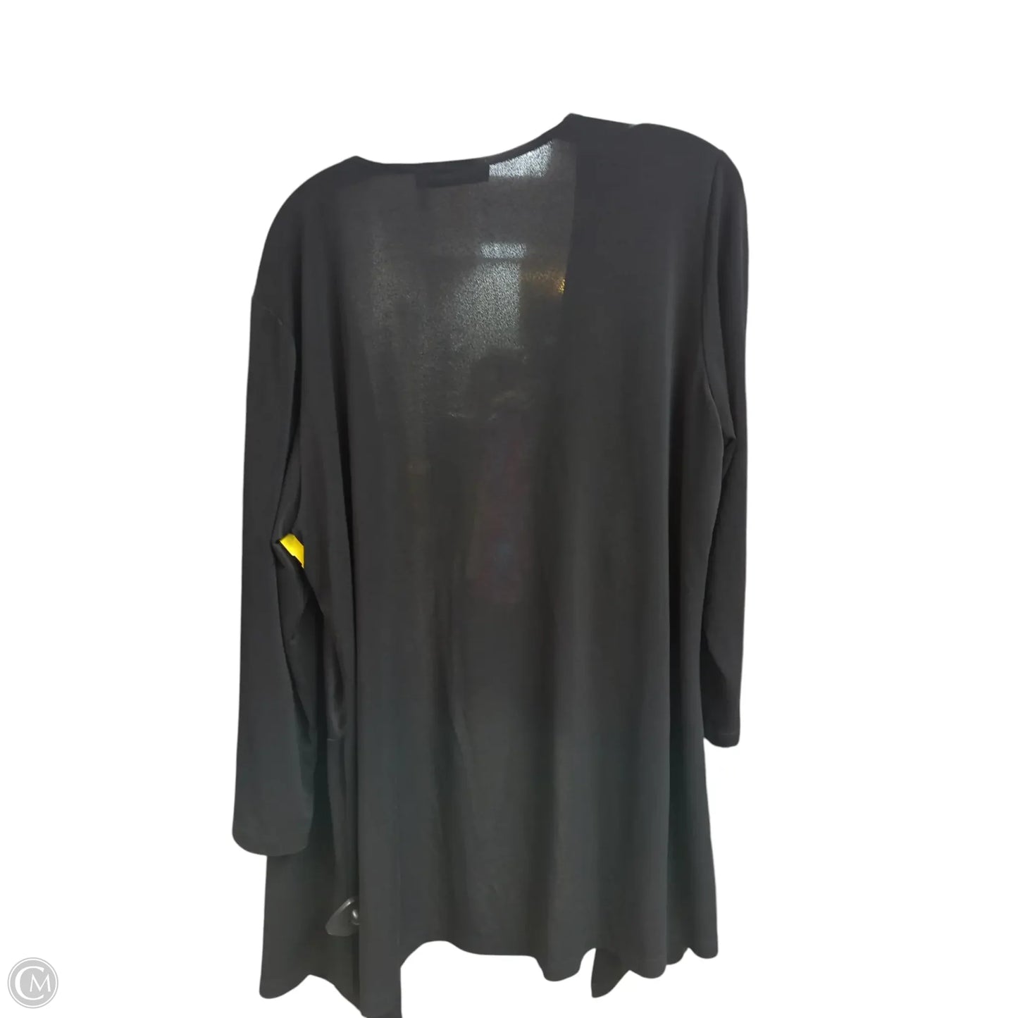 Cardigan By Kasper In Black, Size: 1x