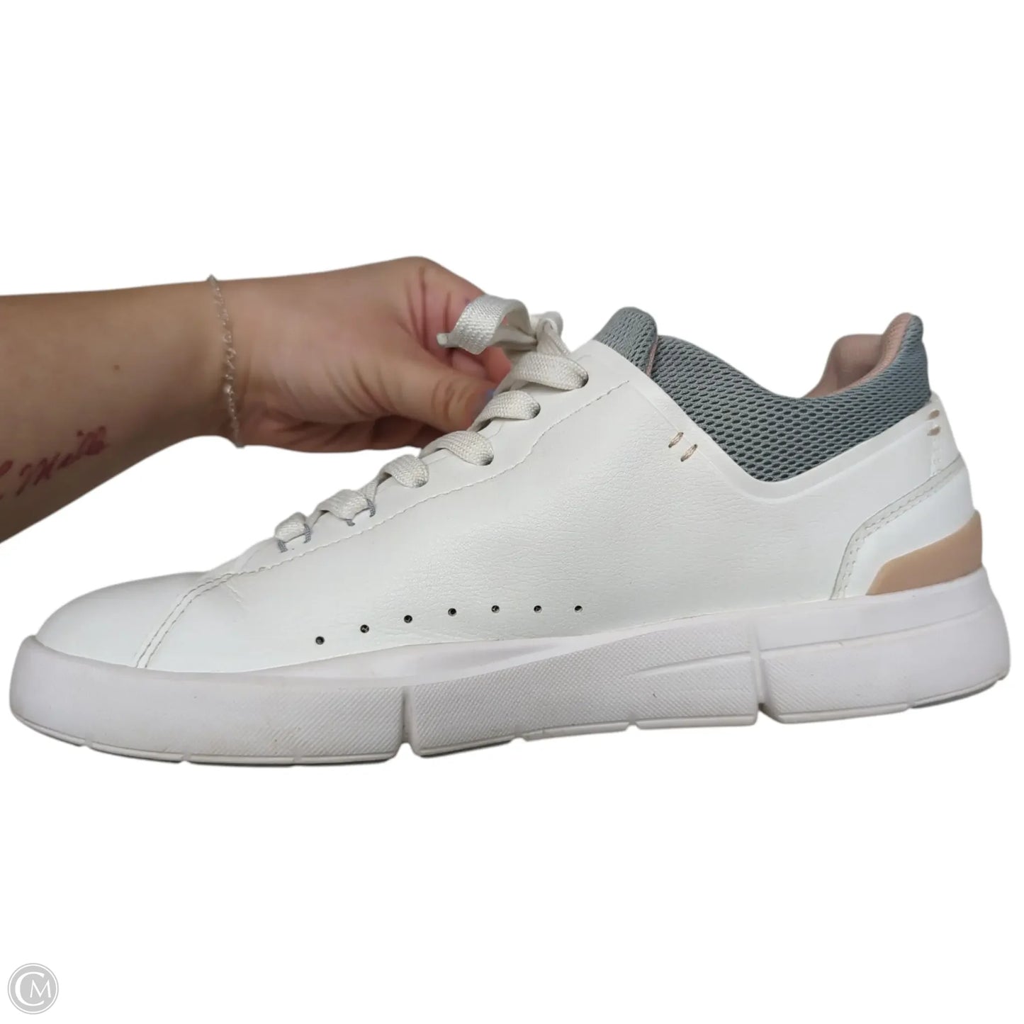 Shoes Sneakers By On In White, Size: 7.5