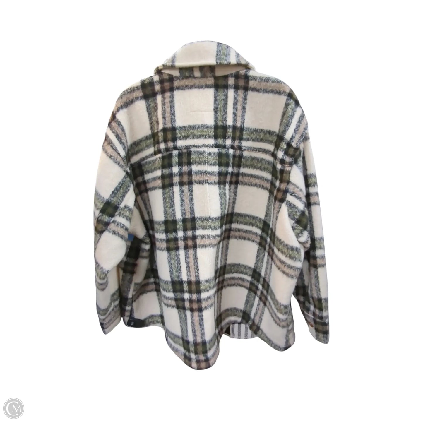 Jacket Fleece By Avec Les Filles In Plaid Pattern, Size: 3x