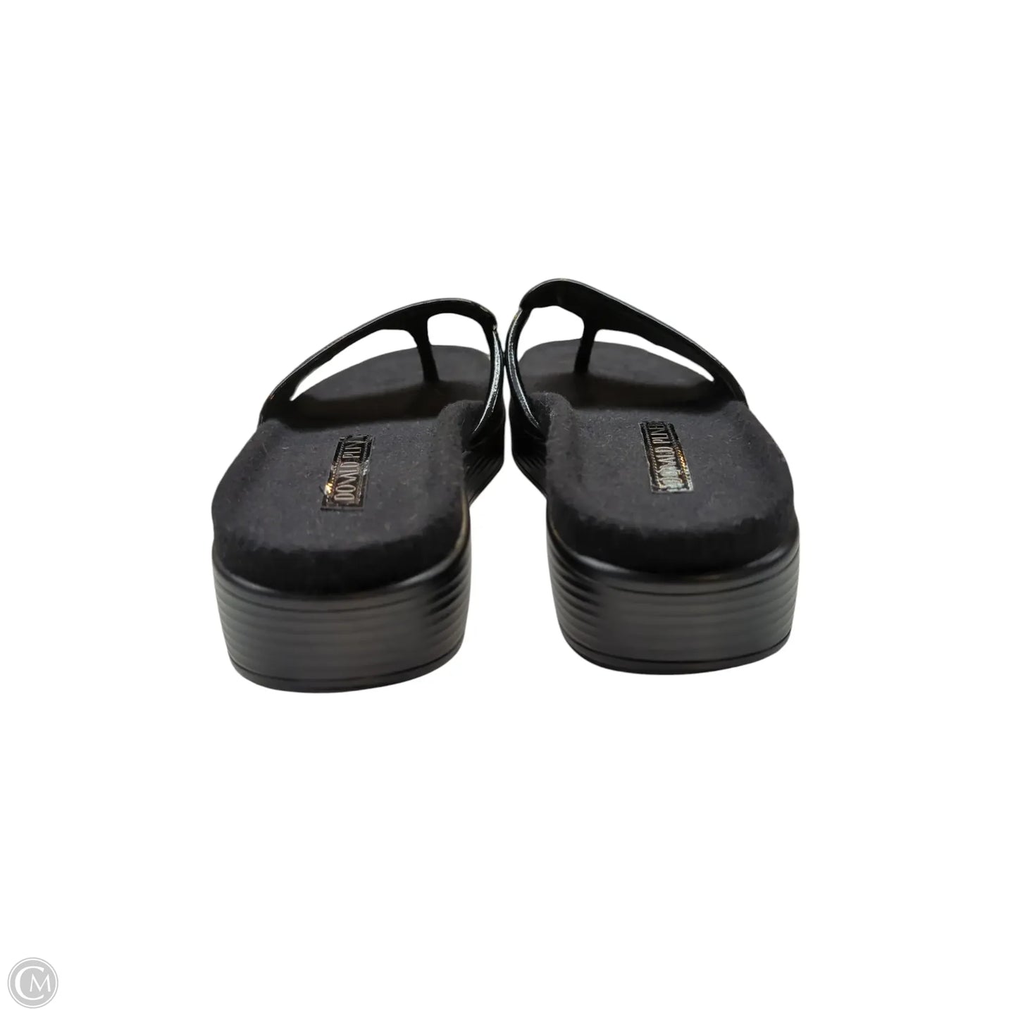 Sandals Flats By Donald Pliner In Black, Size: 9.5