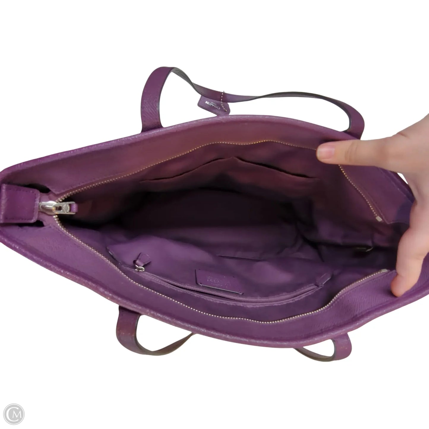 Handbag Designer By Coach, Size: Large