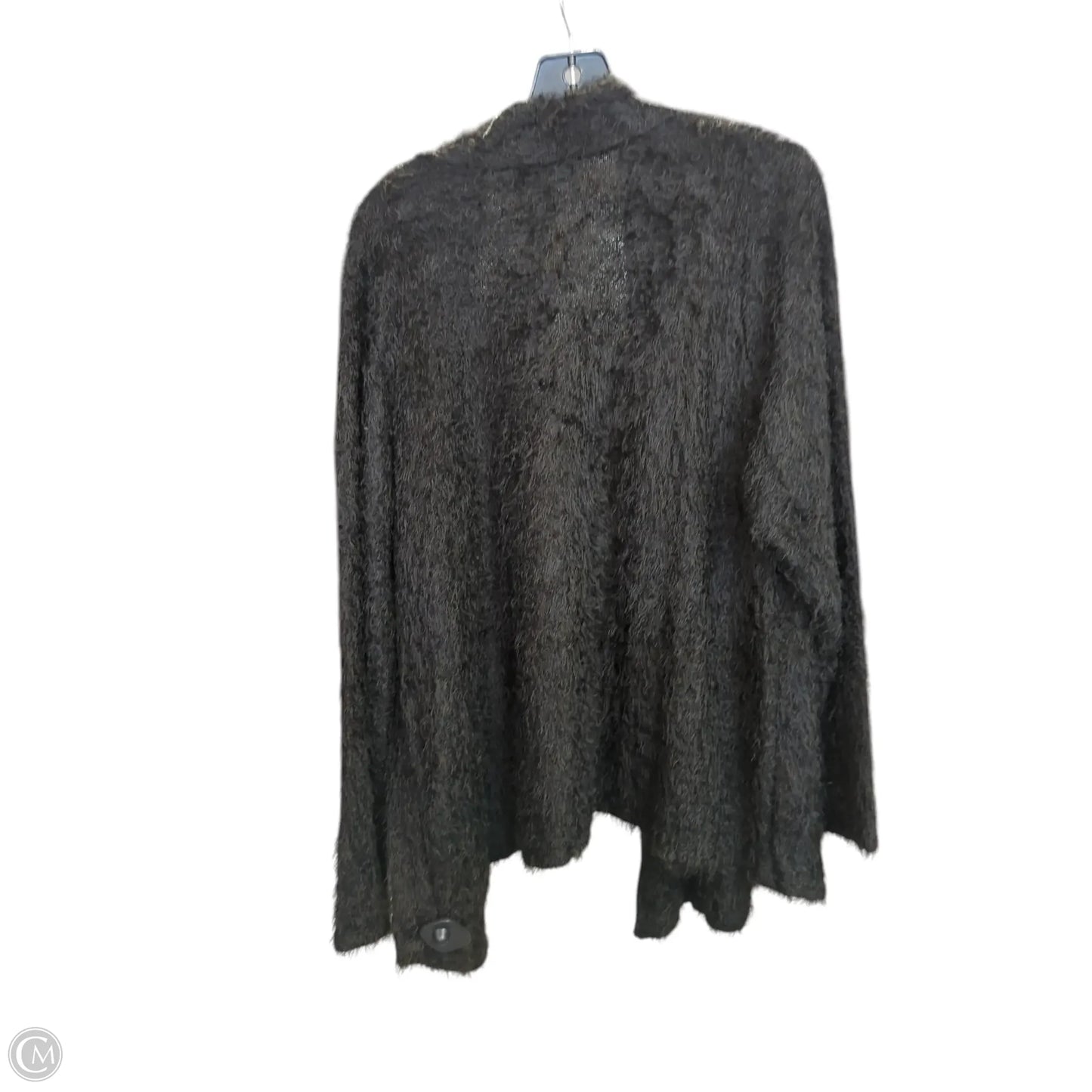 Cardigan By Colleen Lopez In Black, Size: 1x