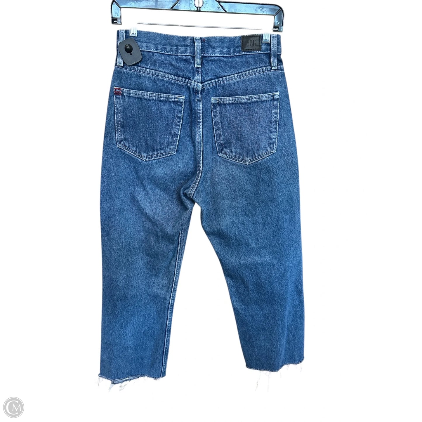 Jeans Straight By Urban Outfitters In Blue Denim, Size: 4p