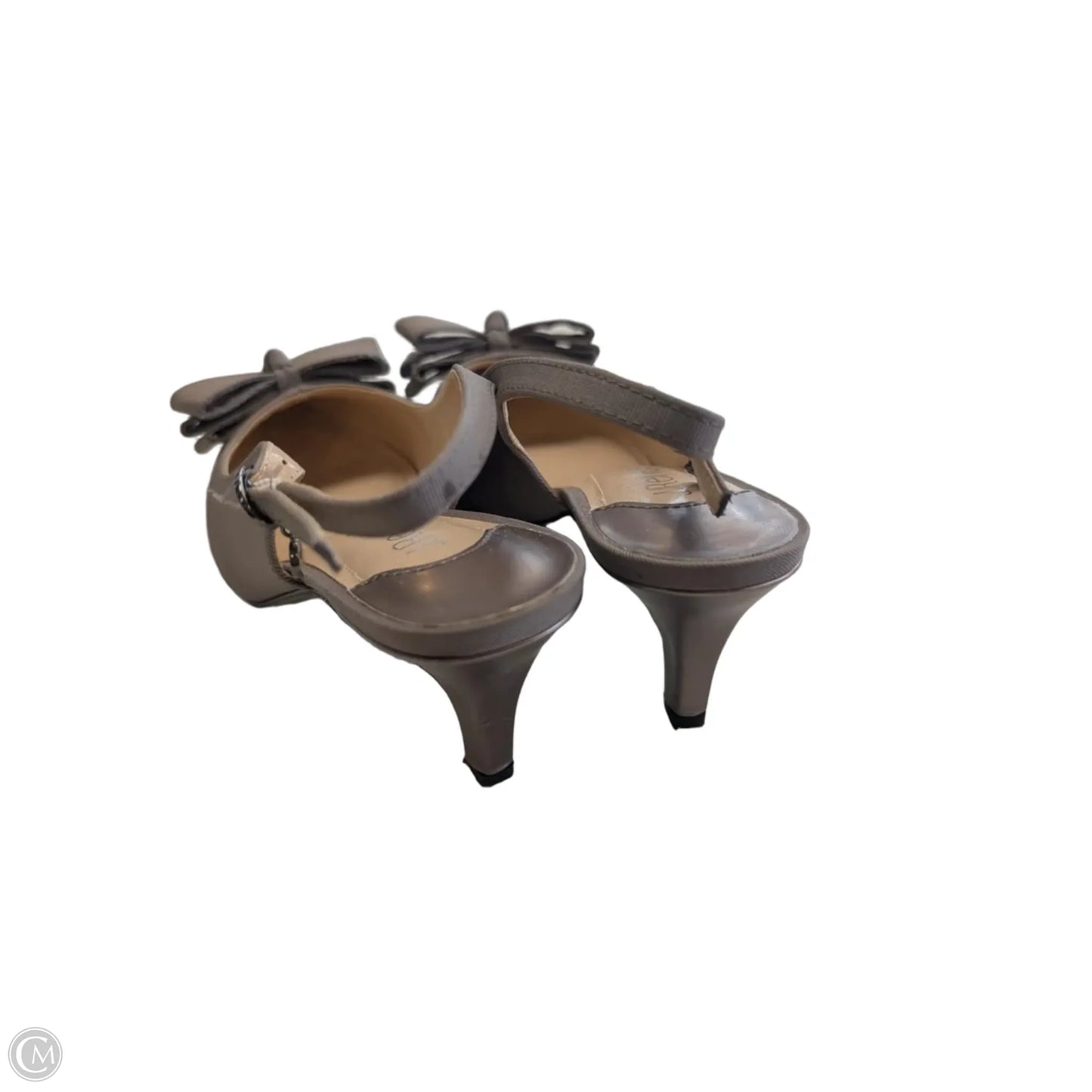 Shoes Heels Kitten By J Renee In Silver, Size: 8.5