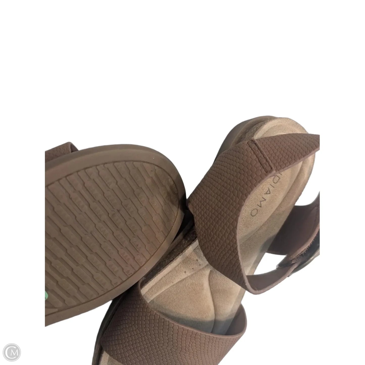 Sandals Flats By Andiano In Brown, Size: 7.5