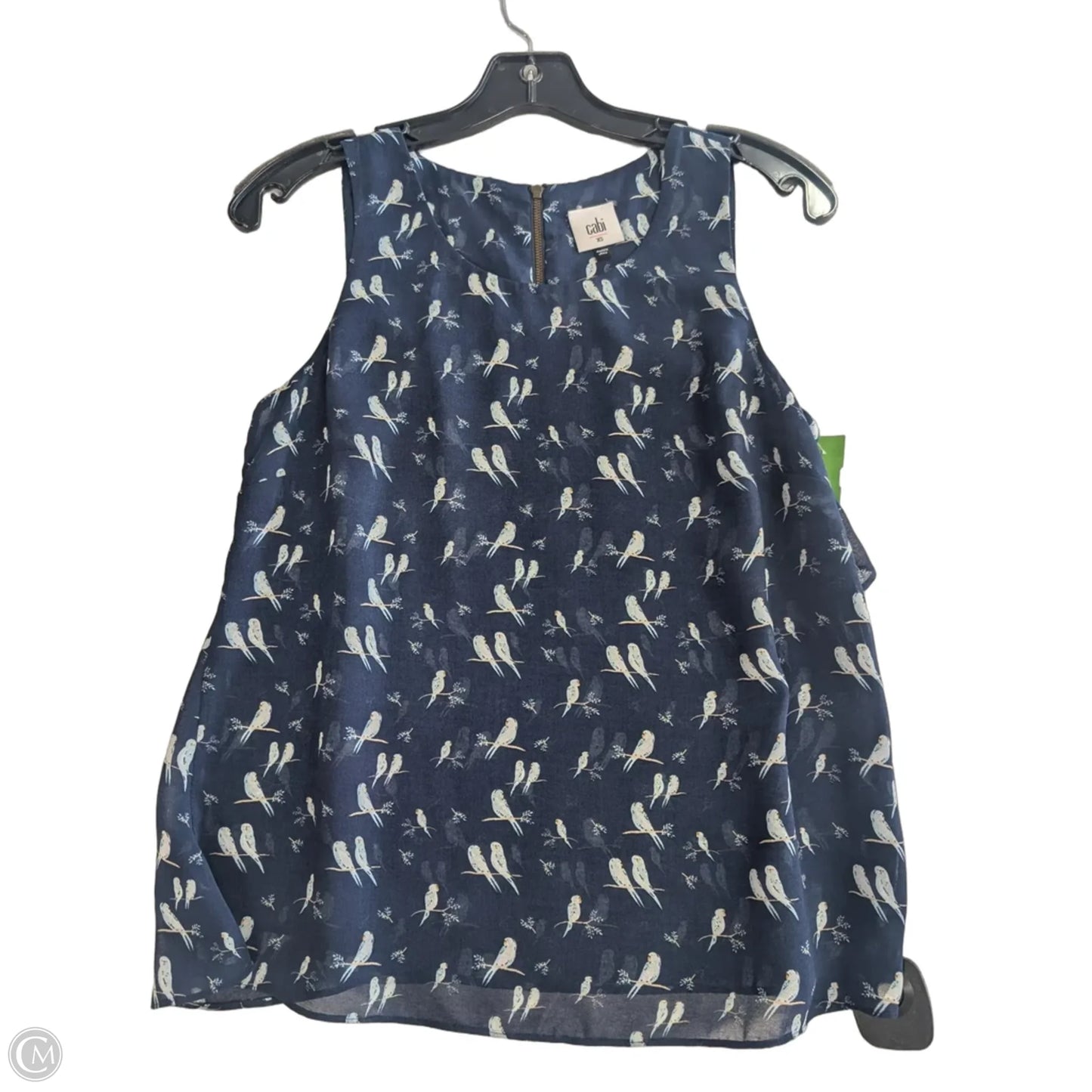Top Sleeveless By Cabi In Blue, Size: Xs