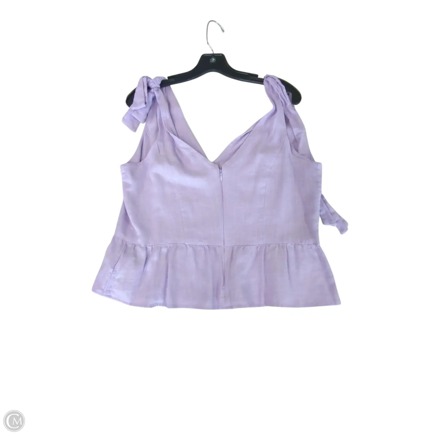 Top Sleeveless By Express In Purple, Size: L