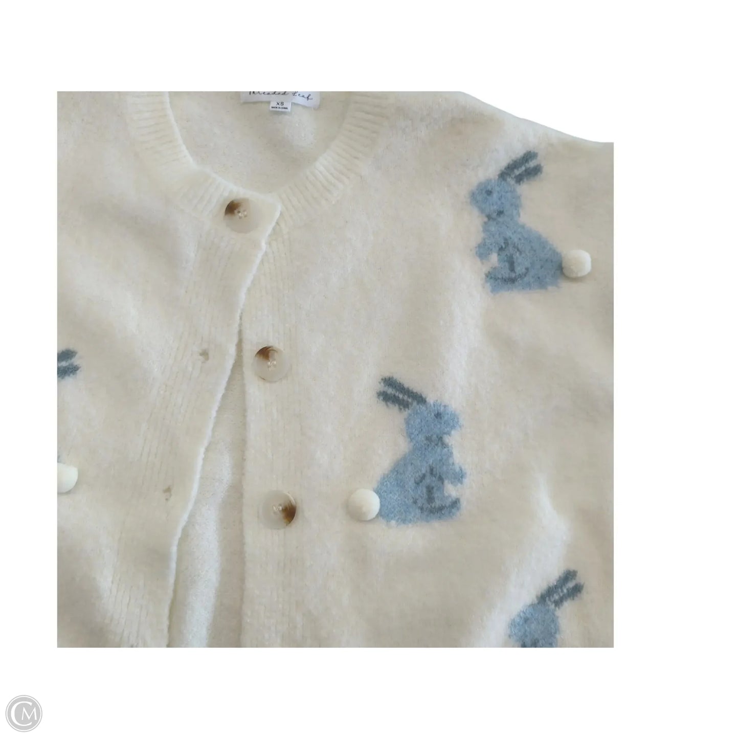 Sweater Cardigan By Clothes Mentor In White, Size: Xs