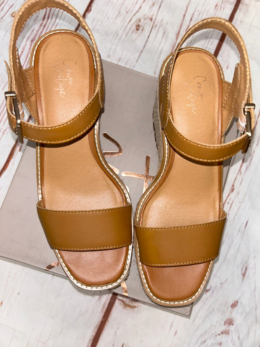 Sandals Heels Wedge By Crown Vintage  Size: 9.5