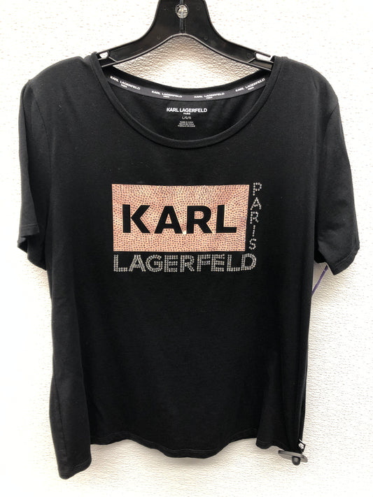 Top Short Sleeve By Karl Lagerfeld  Size: L
