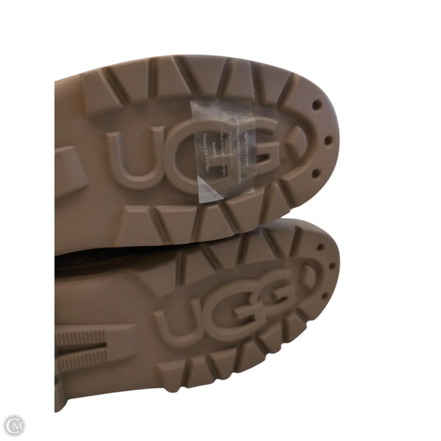 Boots Designer By Ugg In Blue & Cream, Size: 11