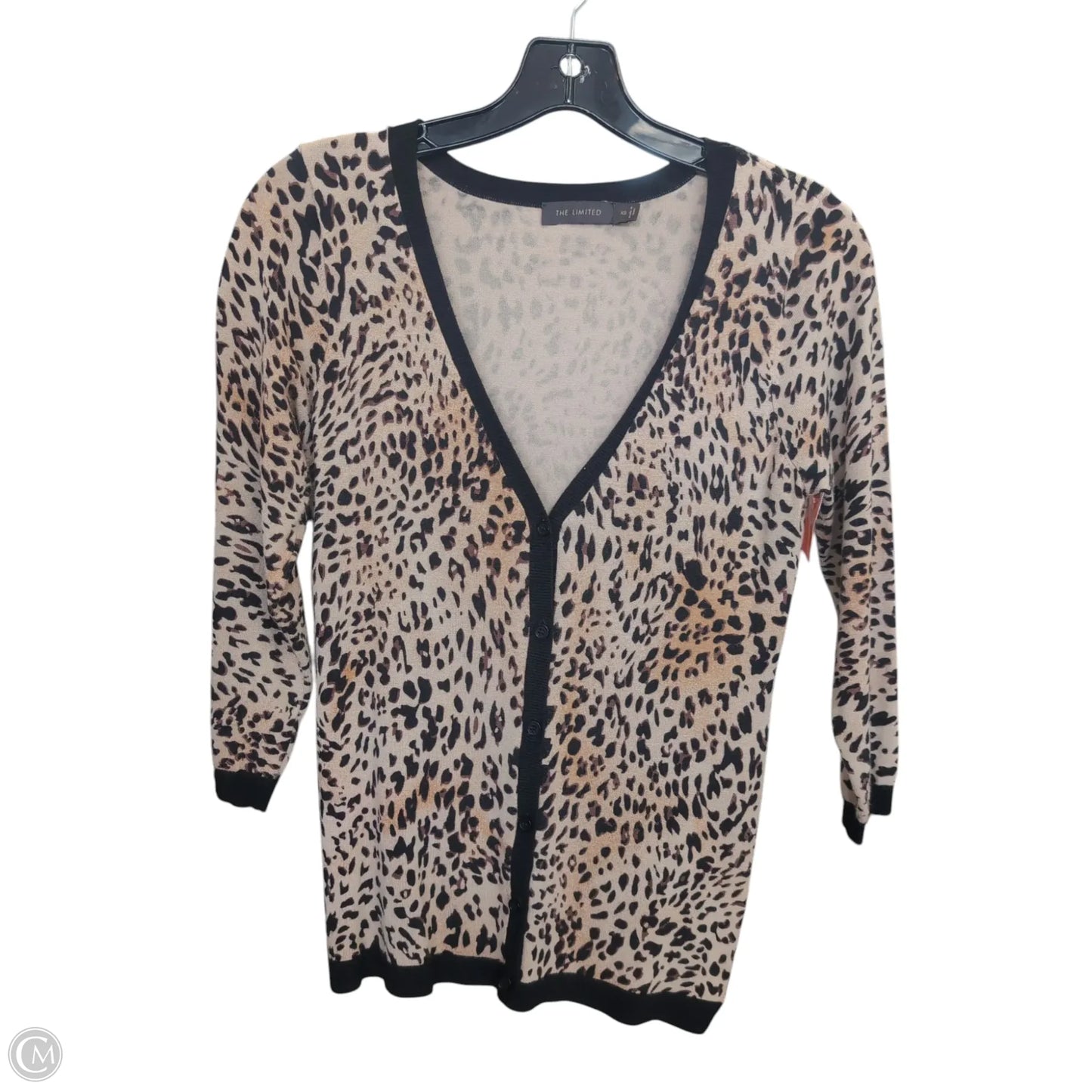 Cardigan By Limited In Leopard Print, Size: Xs