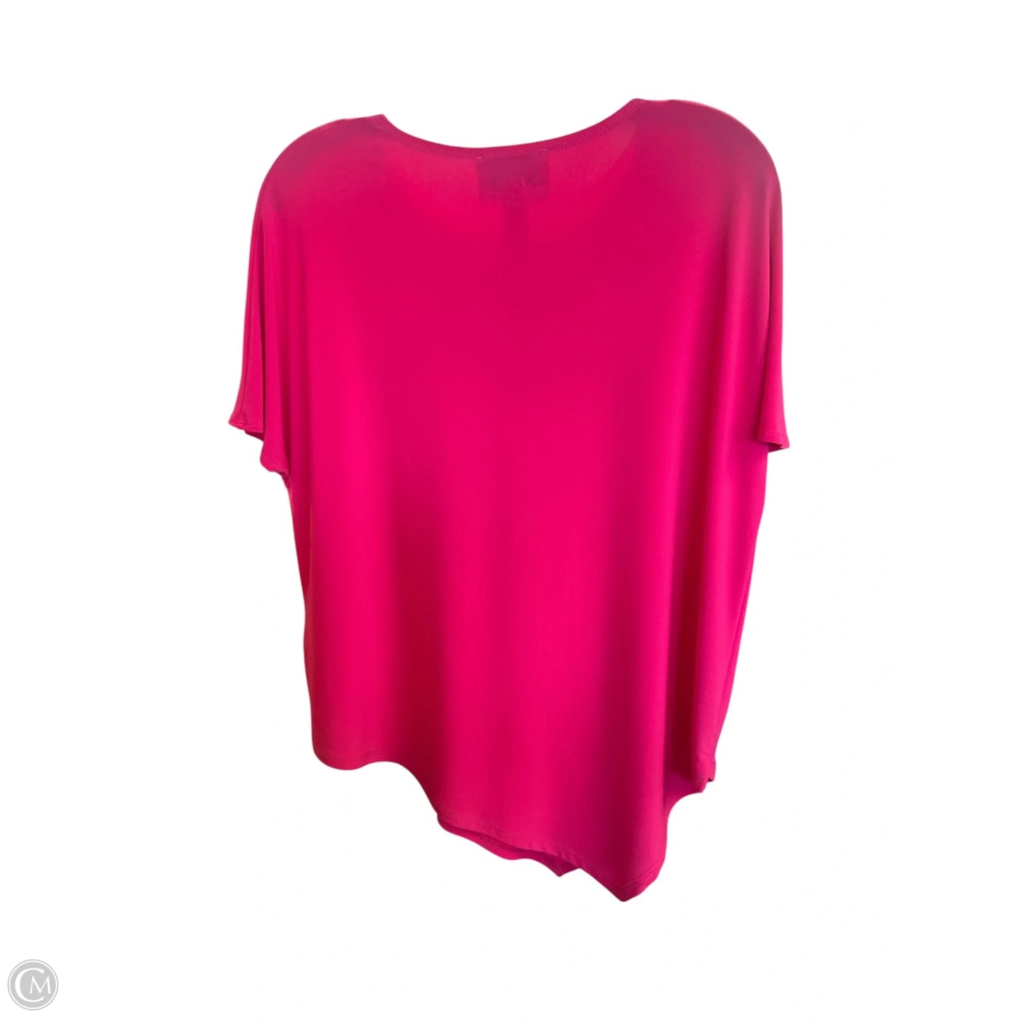 Top Short Sleeve By Joseph Ribkoff In Pink, Size: S