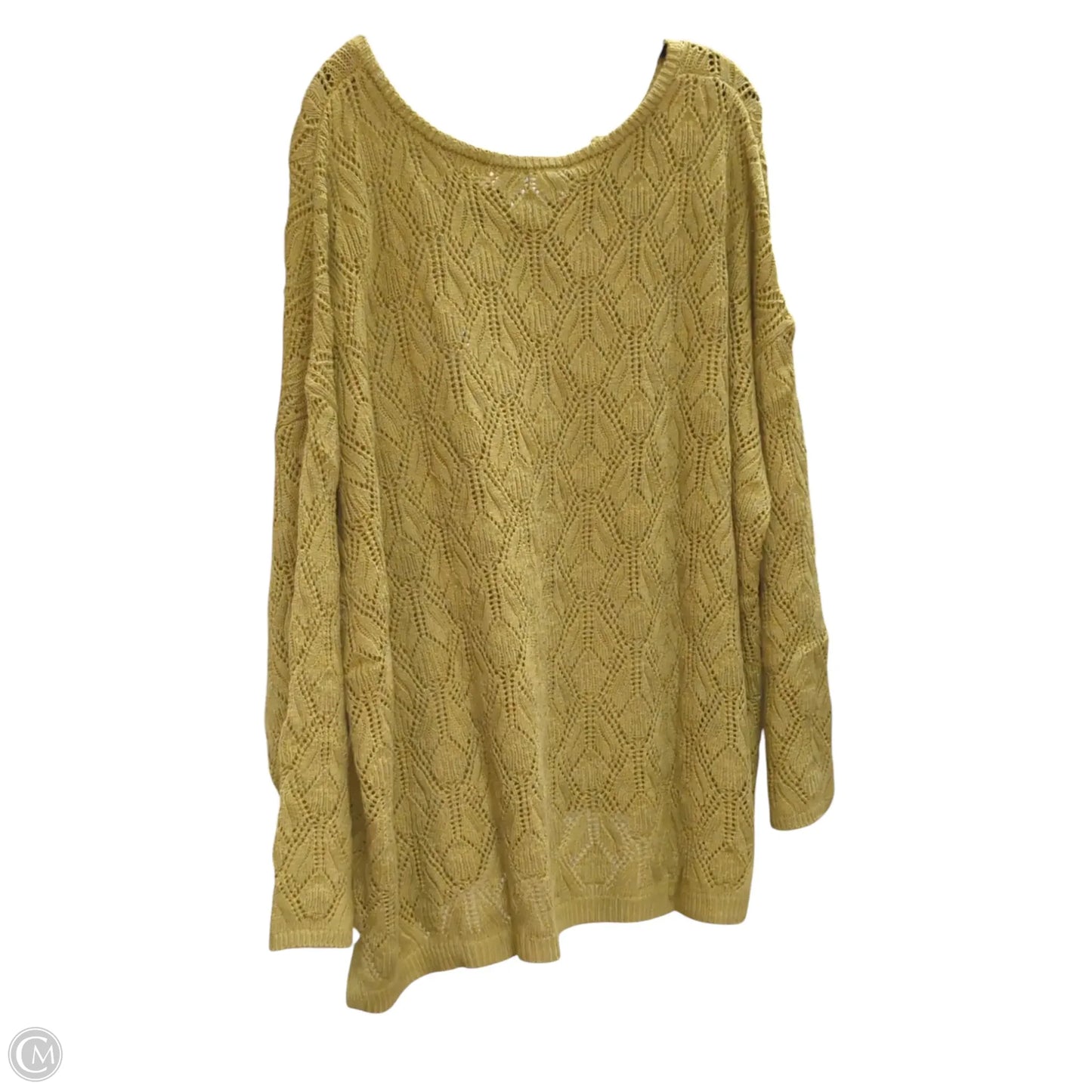 Sweater By Peace Love World In Green, Size: 3x