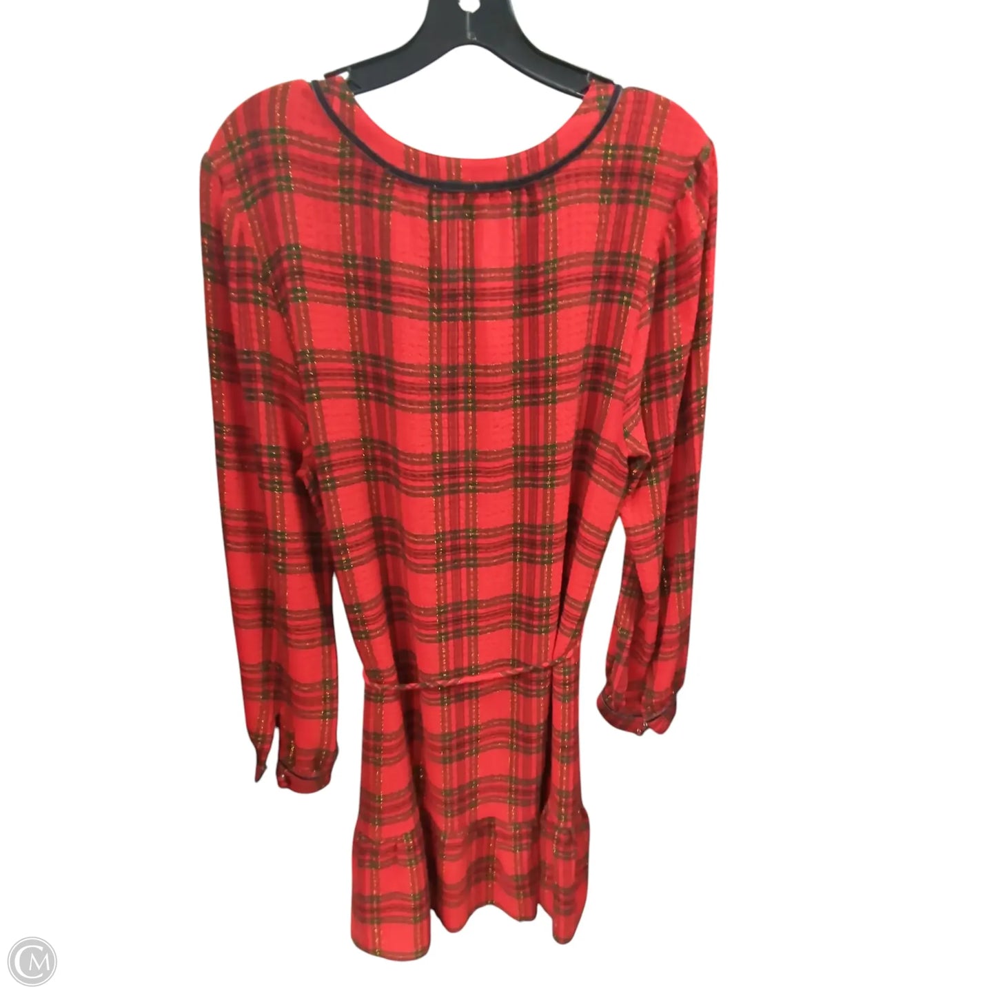 Dress Casual Midi By Loft In Red, Size: L