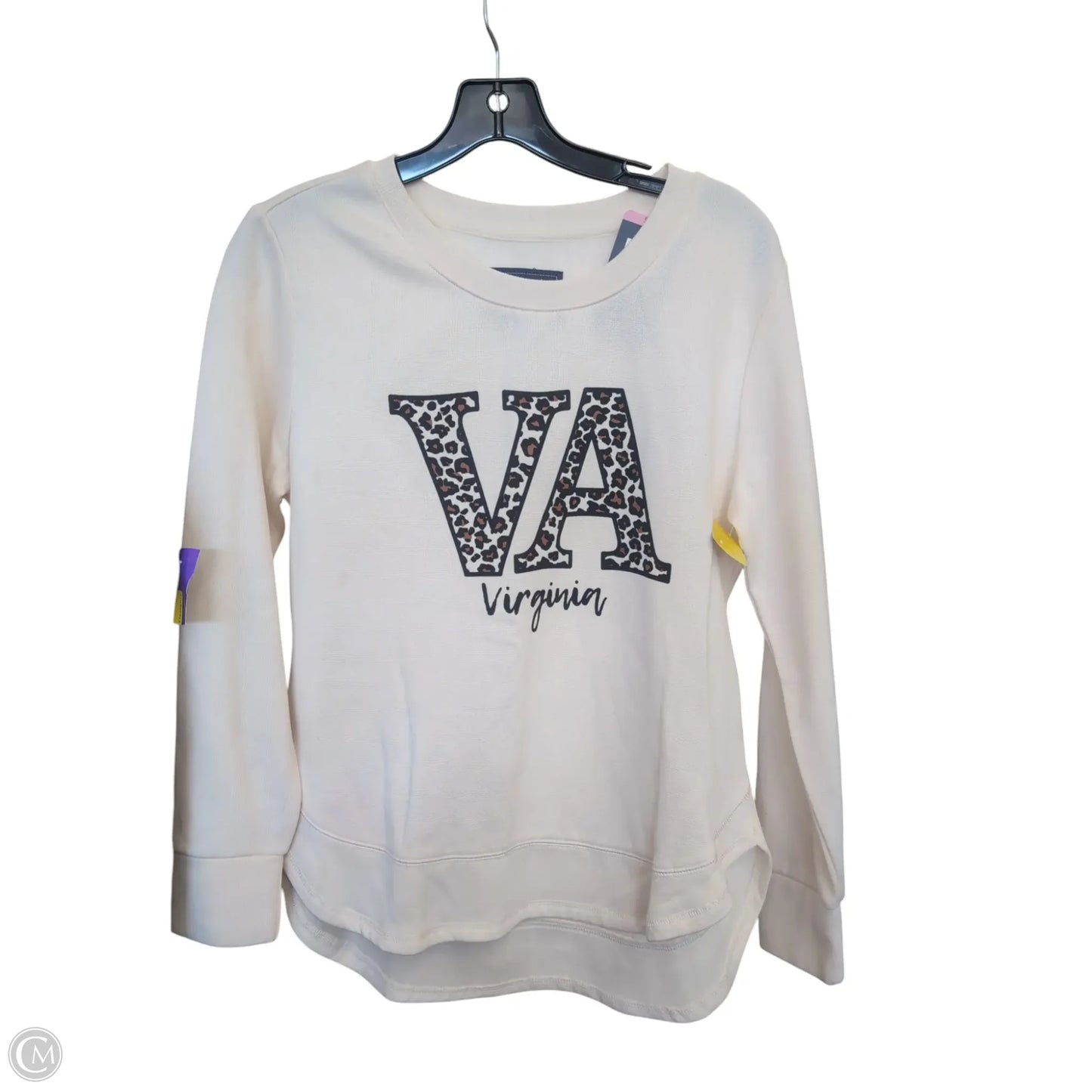 Sweatshirt Crewneck By State Of Mine In Leopard Print, Size: S