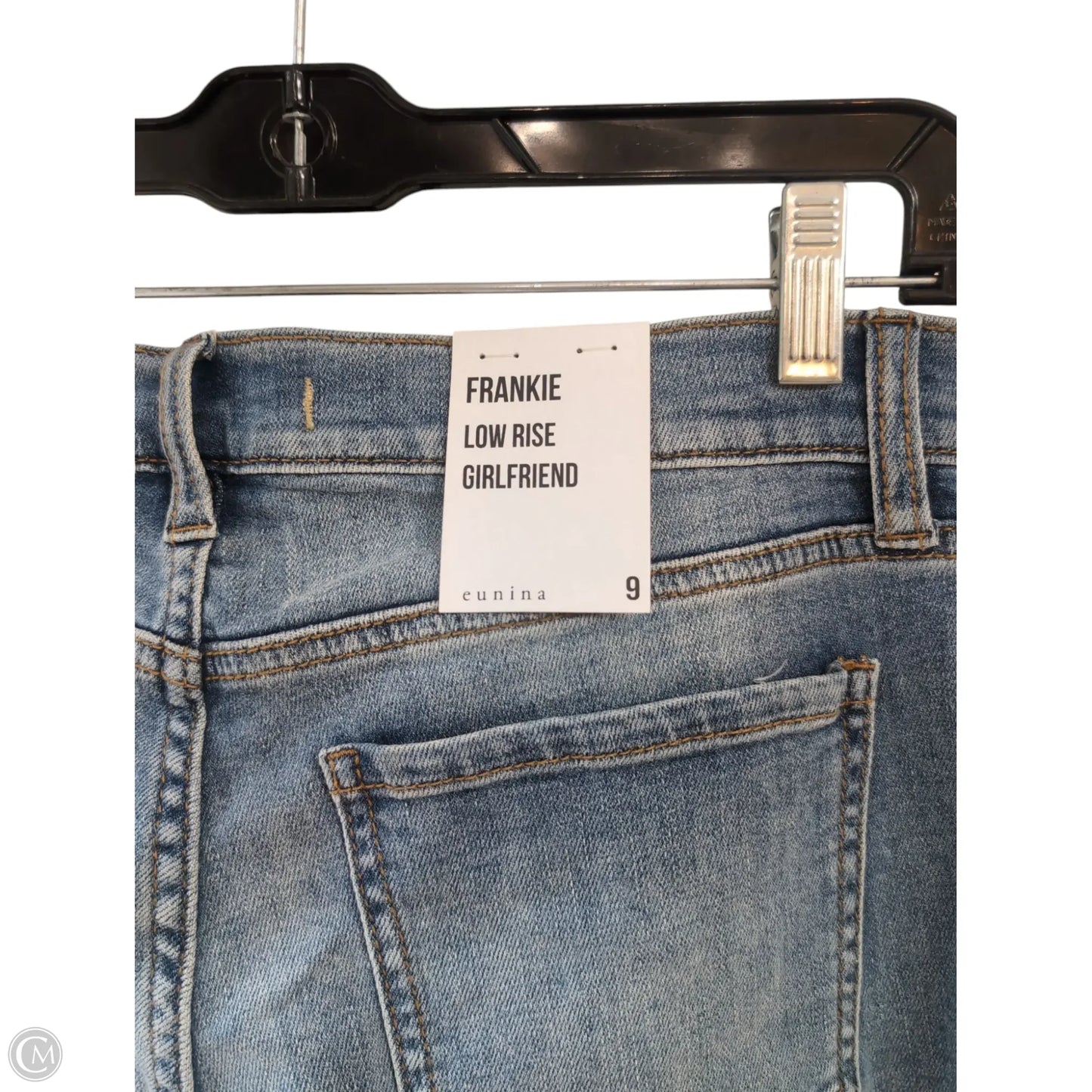 Jeans Straight By Eunina In Blue Denim, Size: 10