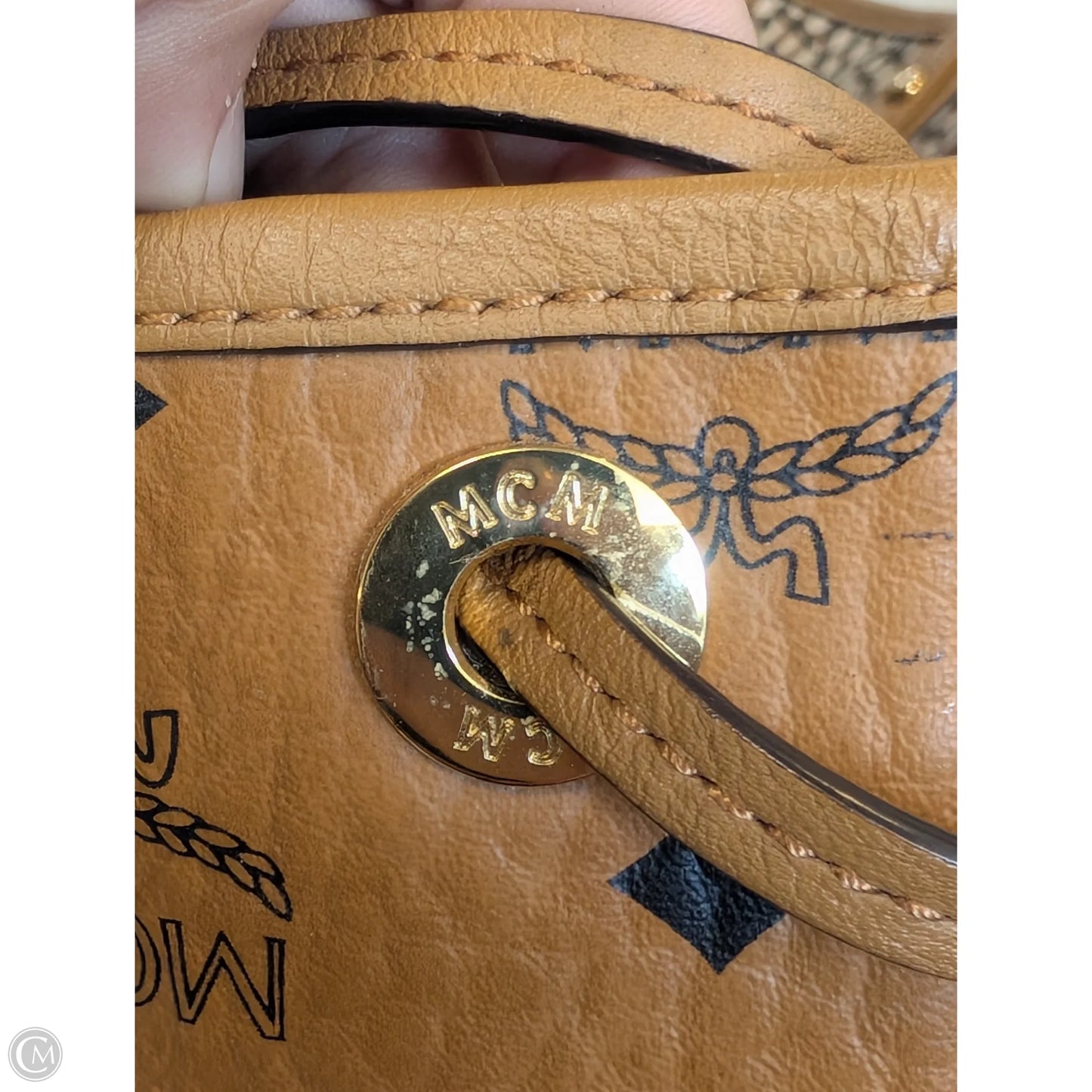 Handbag Luxury Designer By Mcm, Size: Large