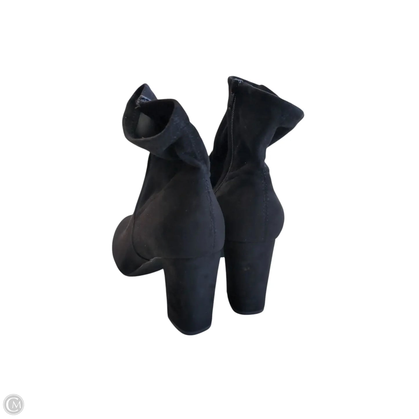 Boots Ankle Heels By Francesca's In Black, Size: 8