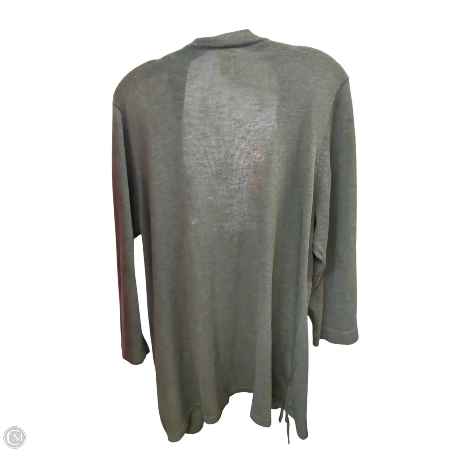 Cardigan By Faded Glory In Green, Size: 2x