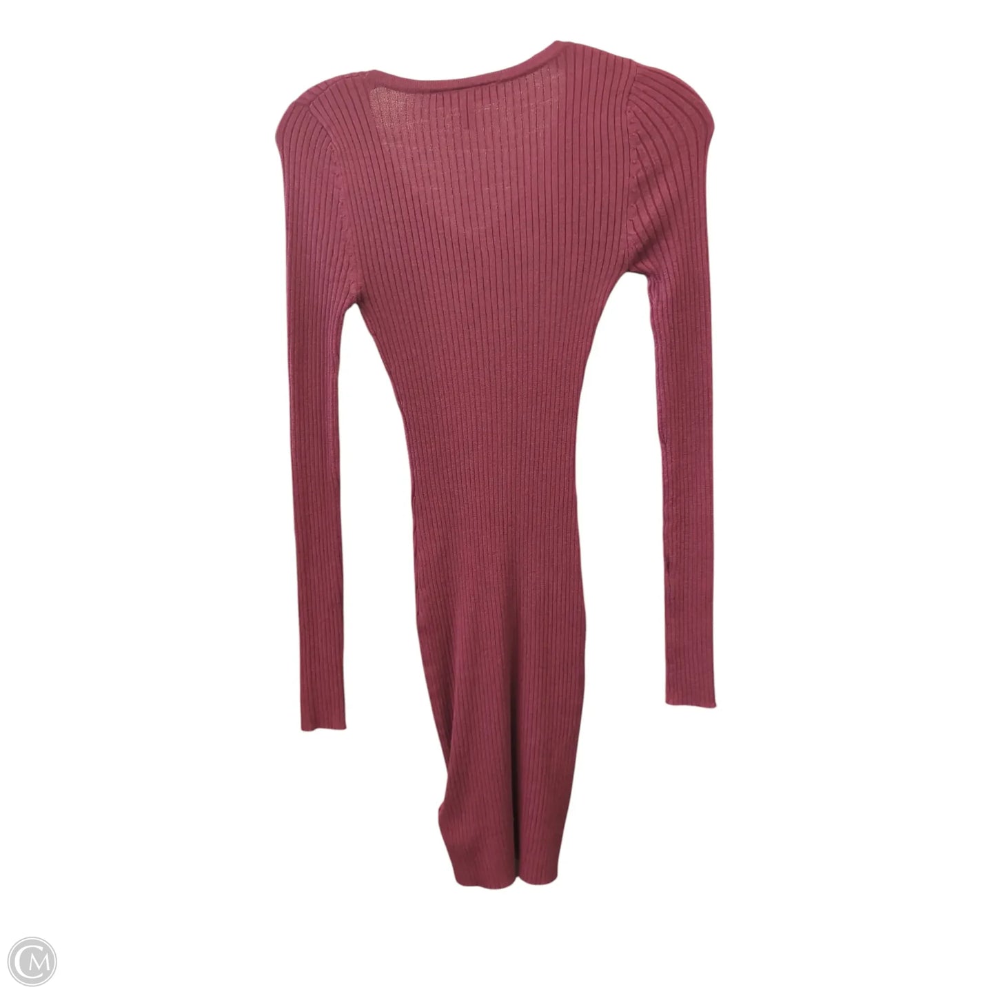 Dress Casual Midi By Derek Heart In Maroon, Size: S