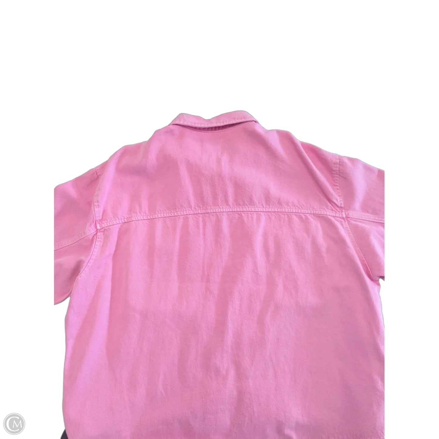 Jacket Denim By Zara In Pink, Size: M