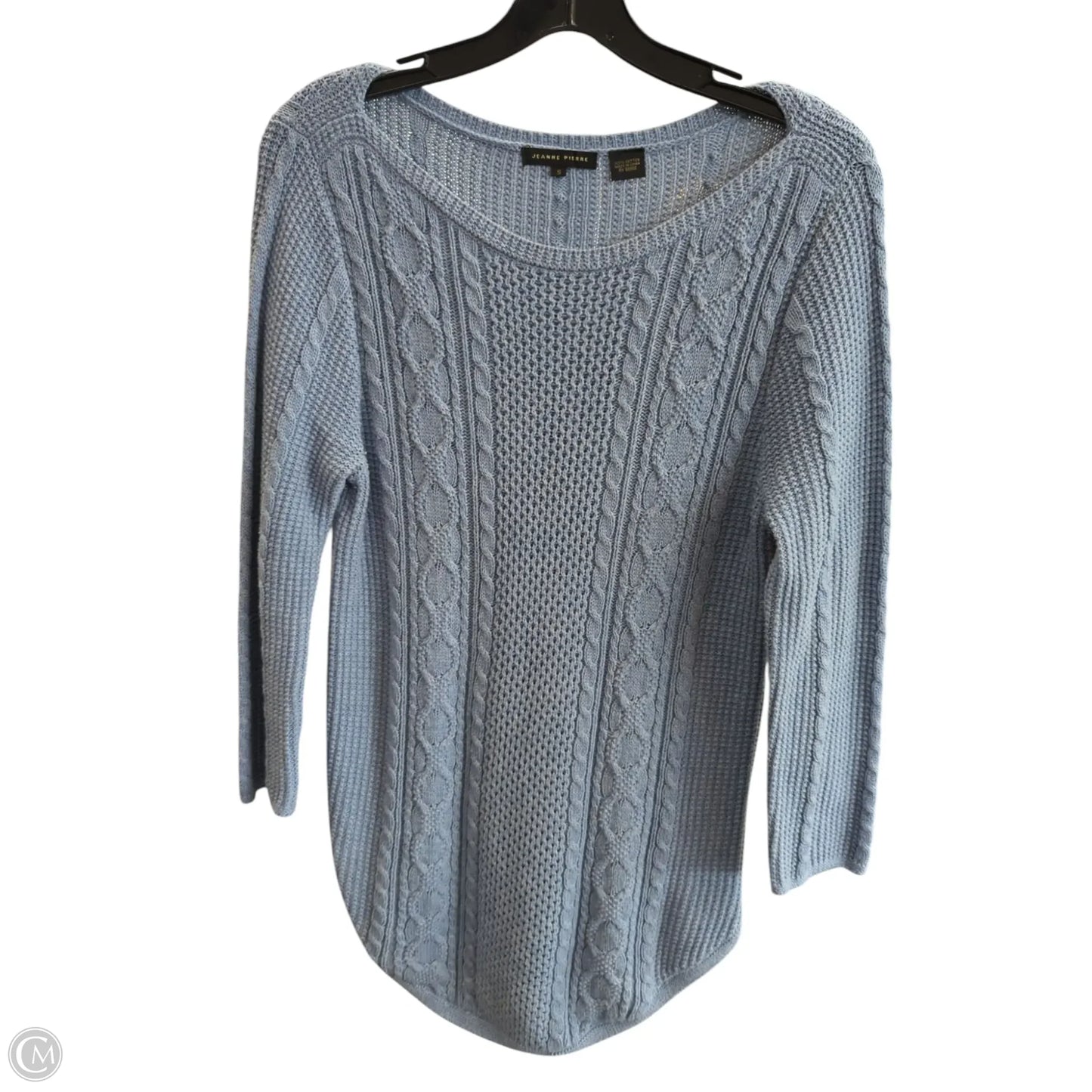 Sweater By Jeanne Pierre In Blue, Size: S