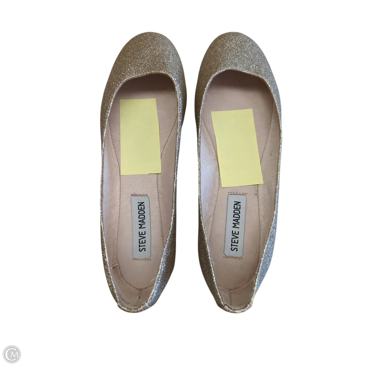 Shoes Flats By Steve Madden In Gold, Size: 7.5