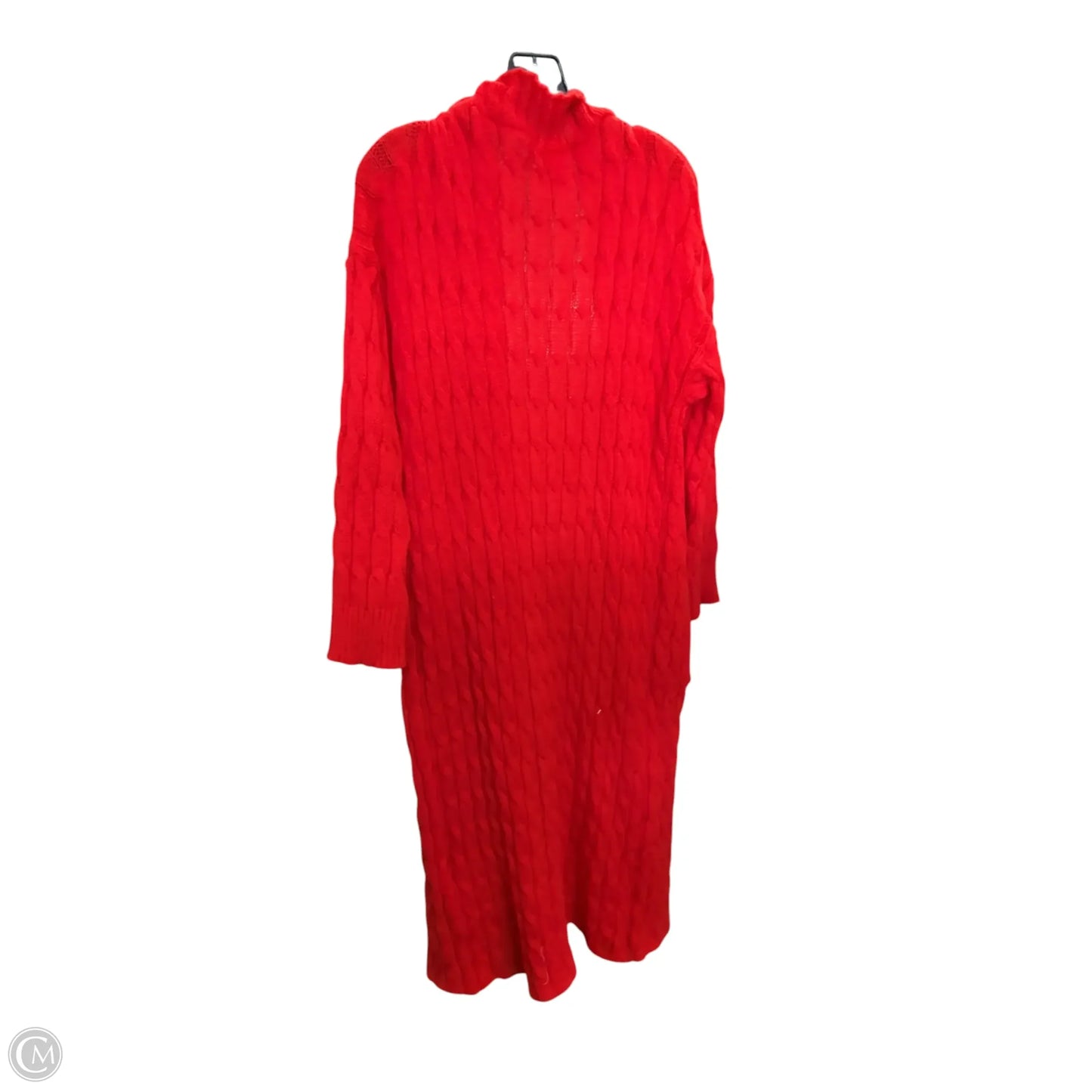 Cardigan By Clothes Mentor In Red, Size: 2x