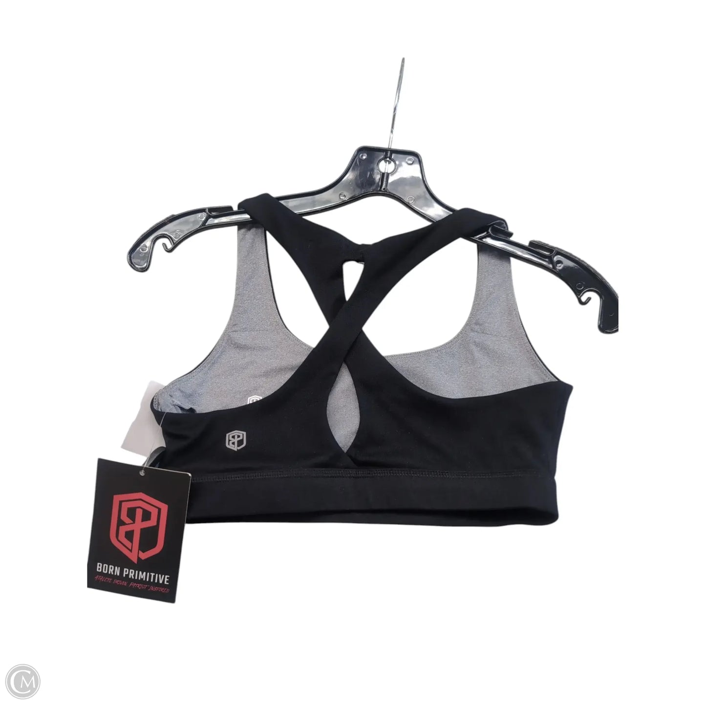 Athletic Bra By Clothes Mentor In Black, Size: S
