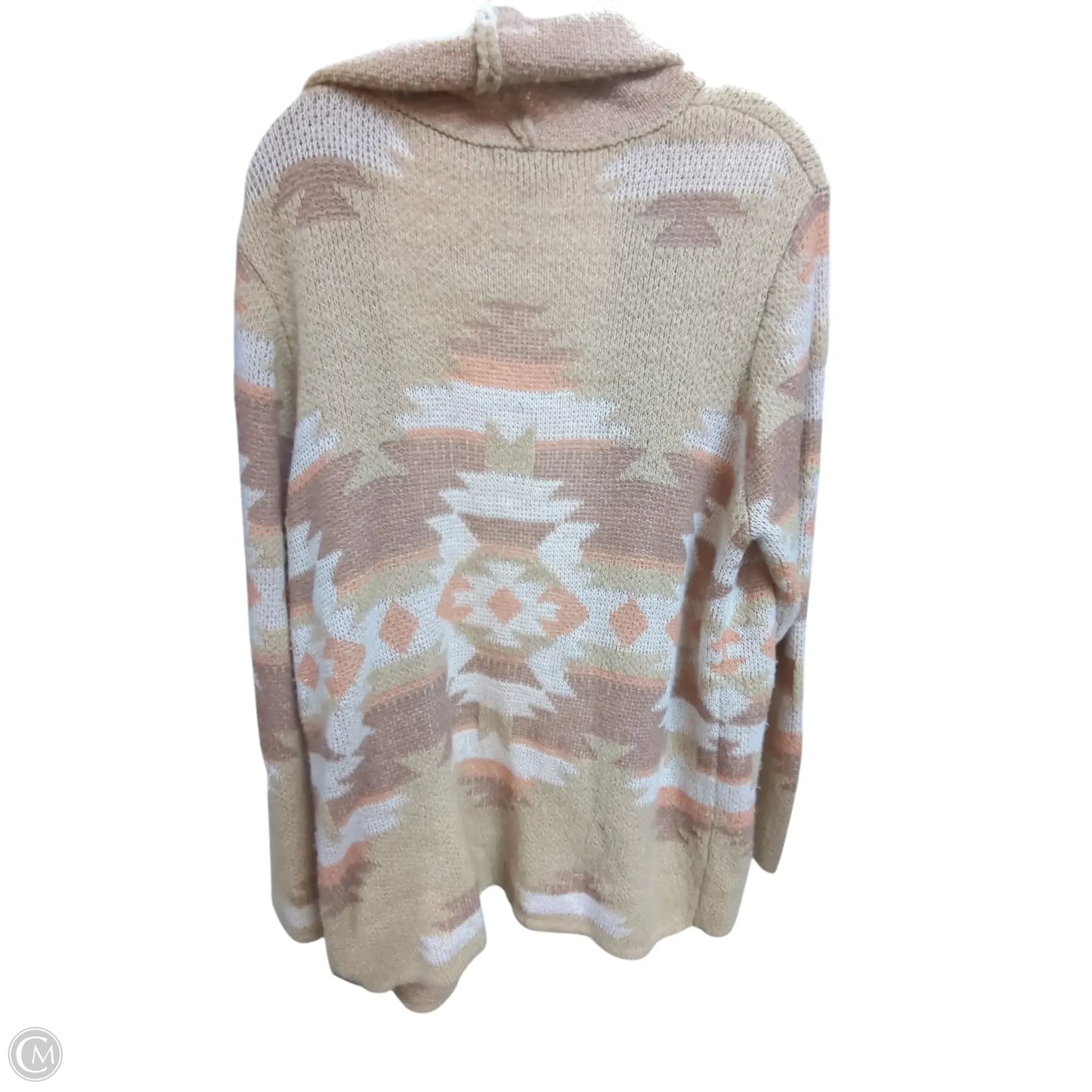 Cardigan By Woven Heart In Tan, Size: 2x