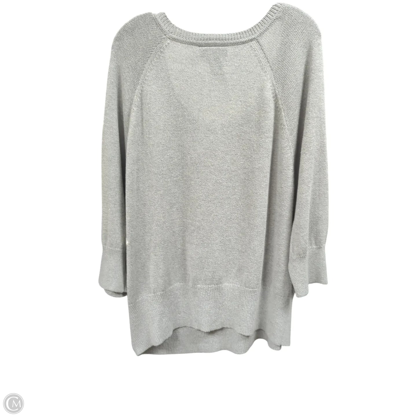 Sweater By Lane Bryant In Grey, Size: 3x