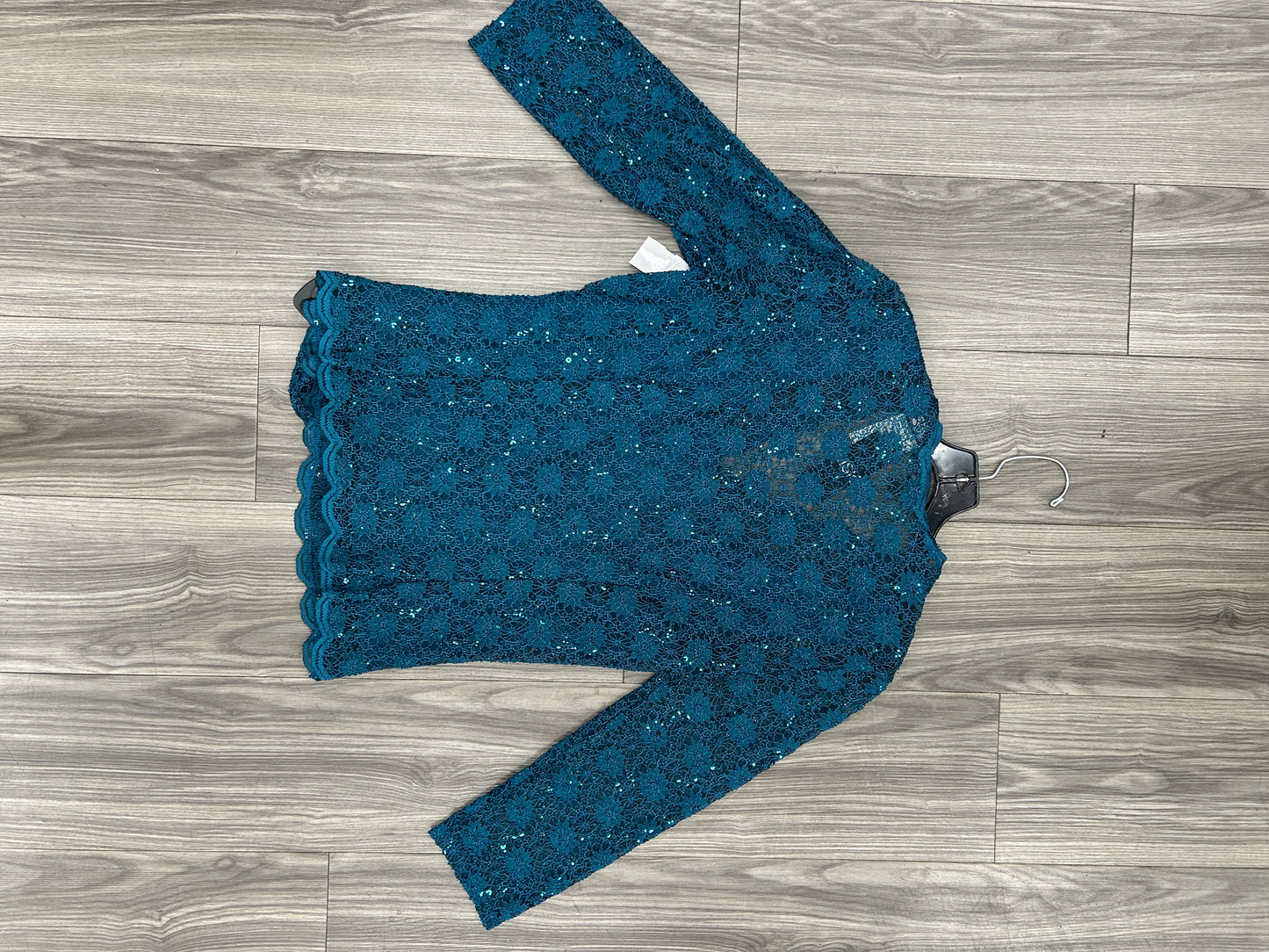 Top Long Sleeve By Msk In Blue, Size: Xl