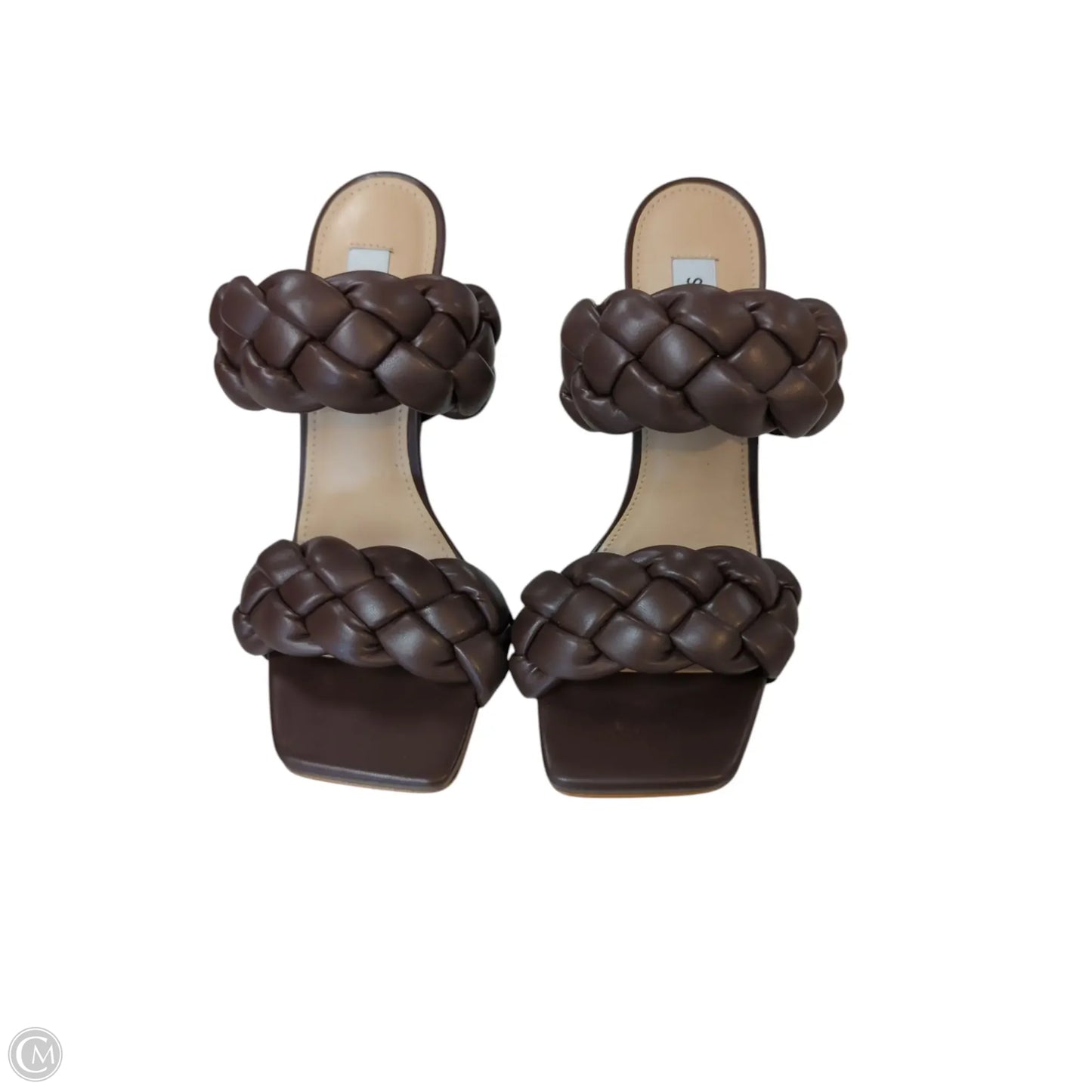 Sandals Heels Stiletto By Steve Madden In Brown, Size: 6.5