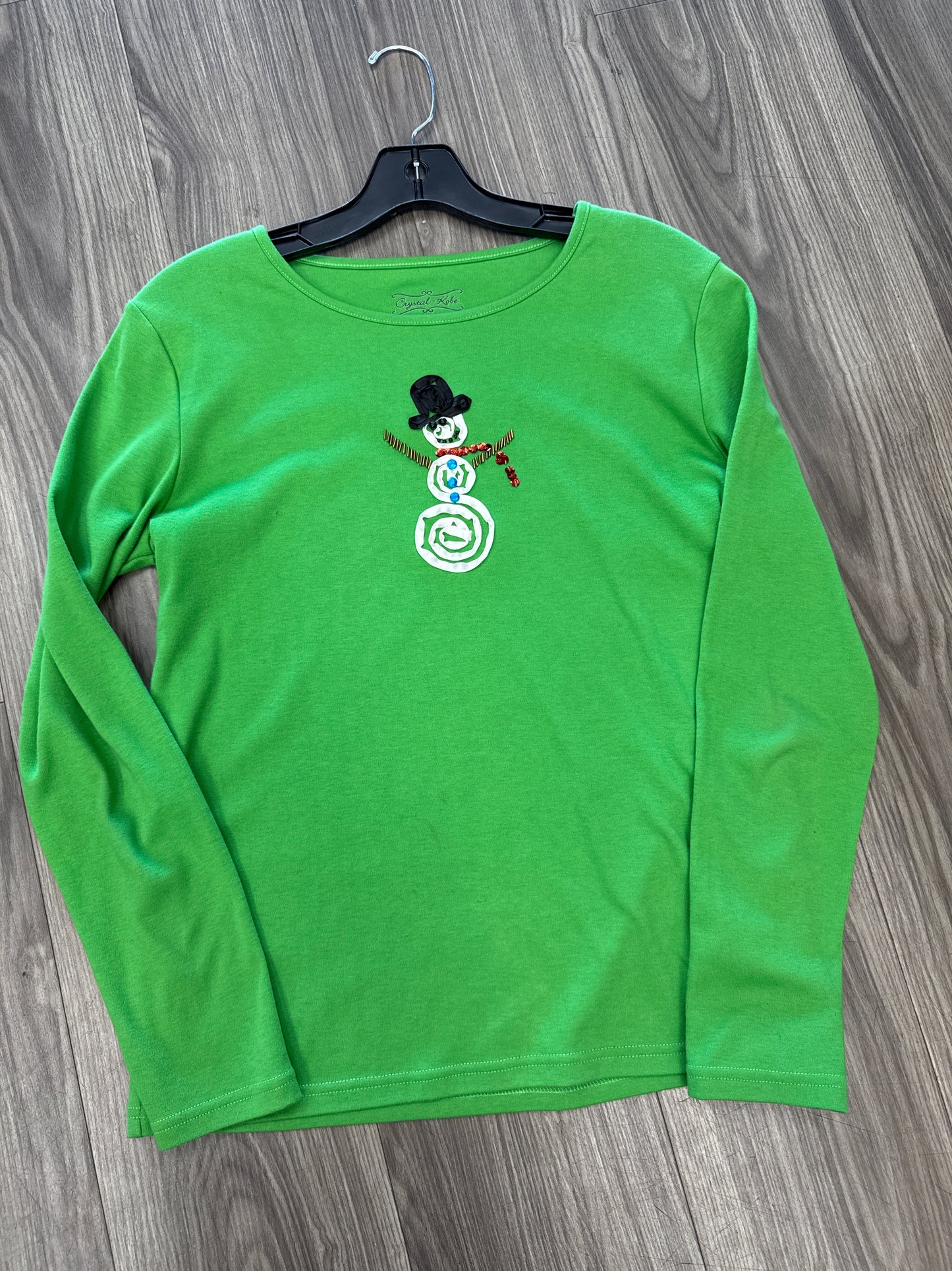 Top Long Sleeve By Clothes Mentor In Green, Size: M