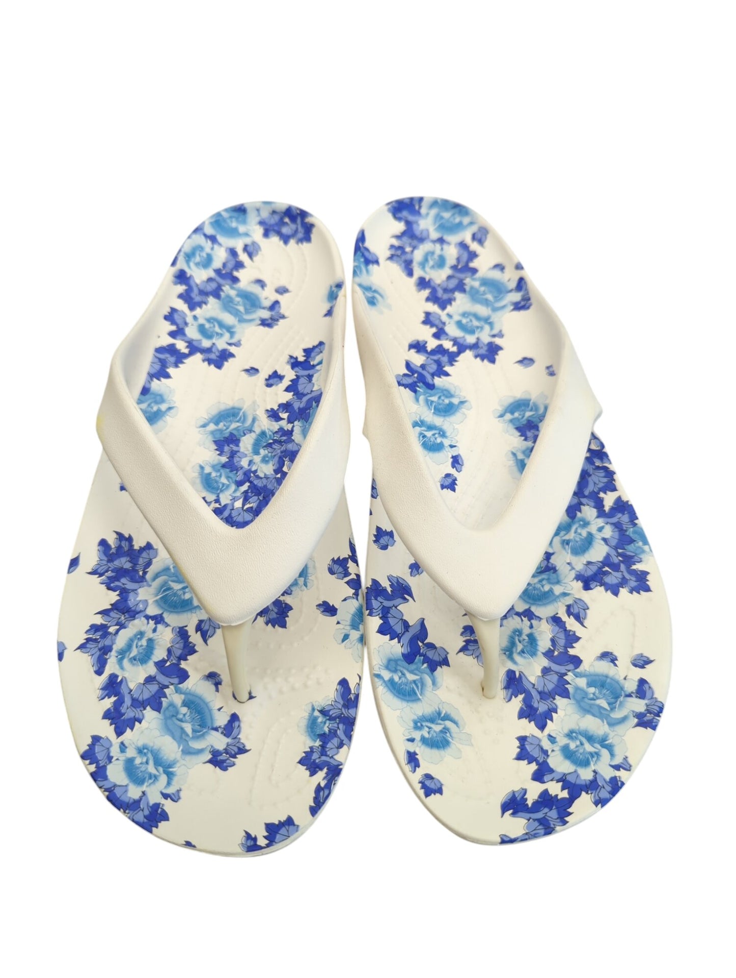 Sandals Flip Flops By Crocs Size: 10