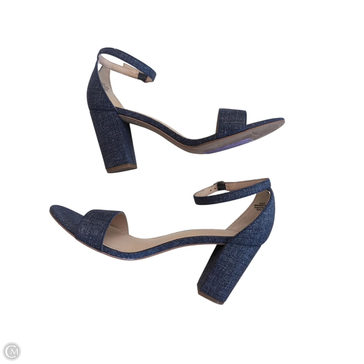 Shoes Heels Block By Kelly And Katie In Blue, Size: 7.5