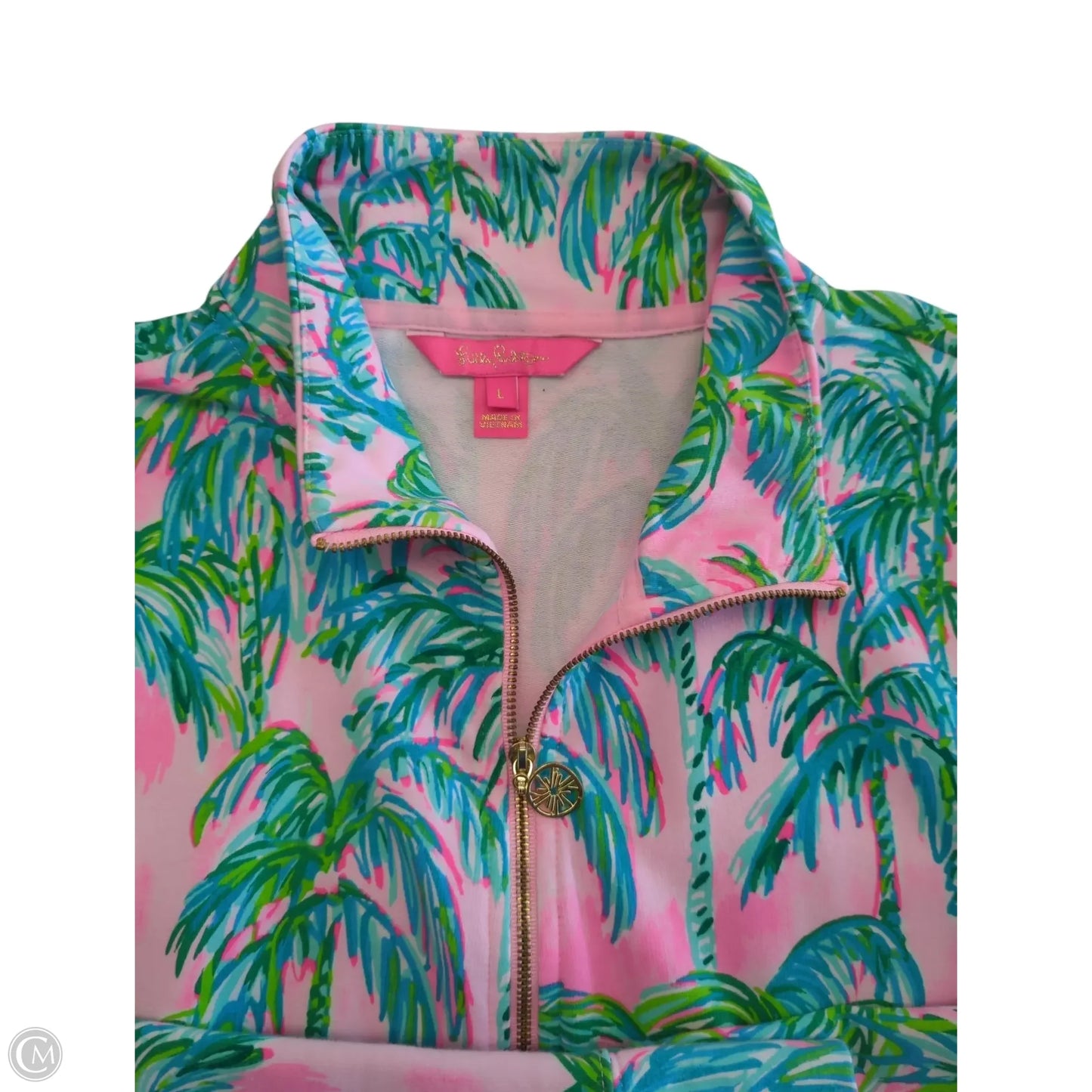 Jacket Designer By Lilly Pulitzer In Tropical Print, Size: L