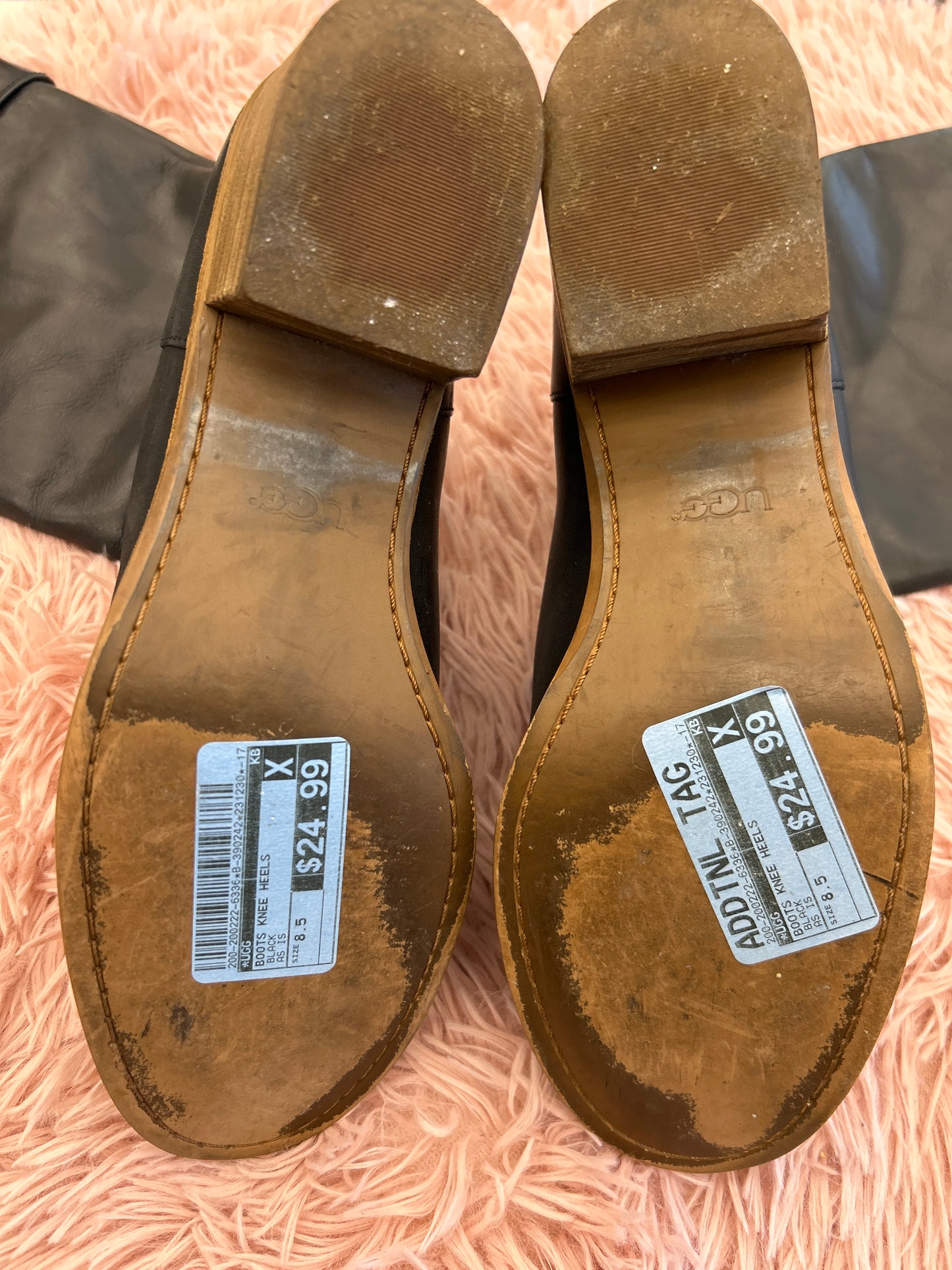 Boots Knee Heels By Ugg Size: 8.5