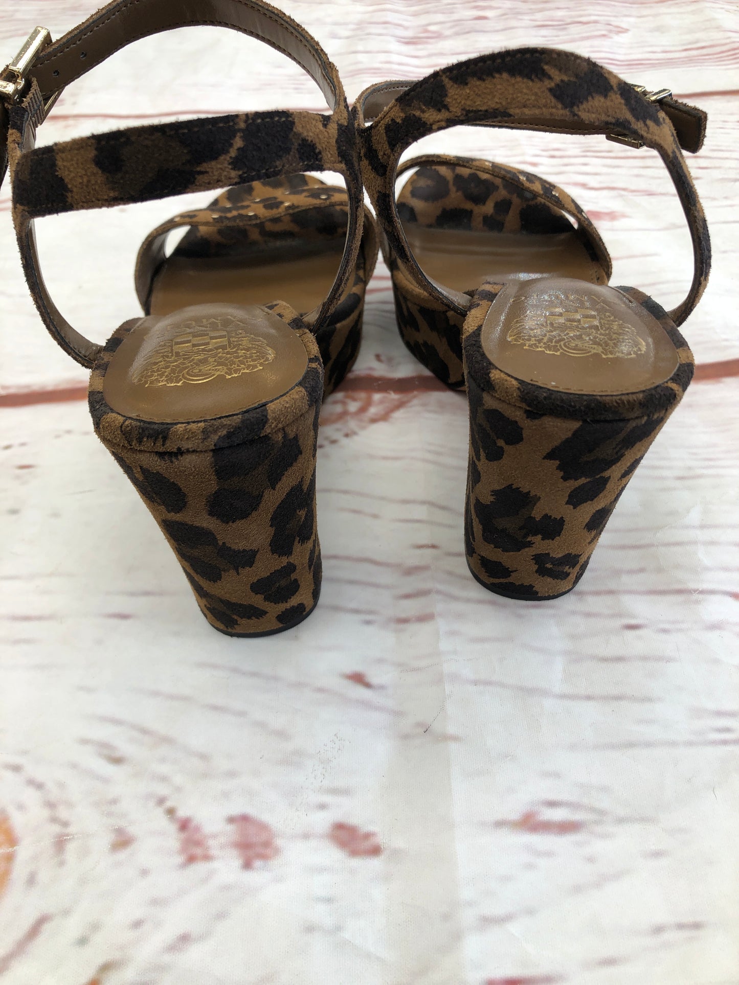 Sandals Heels Wedge By Vince Camuto Size: 9