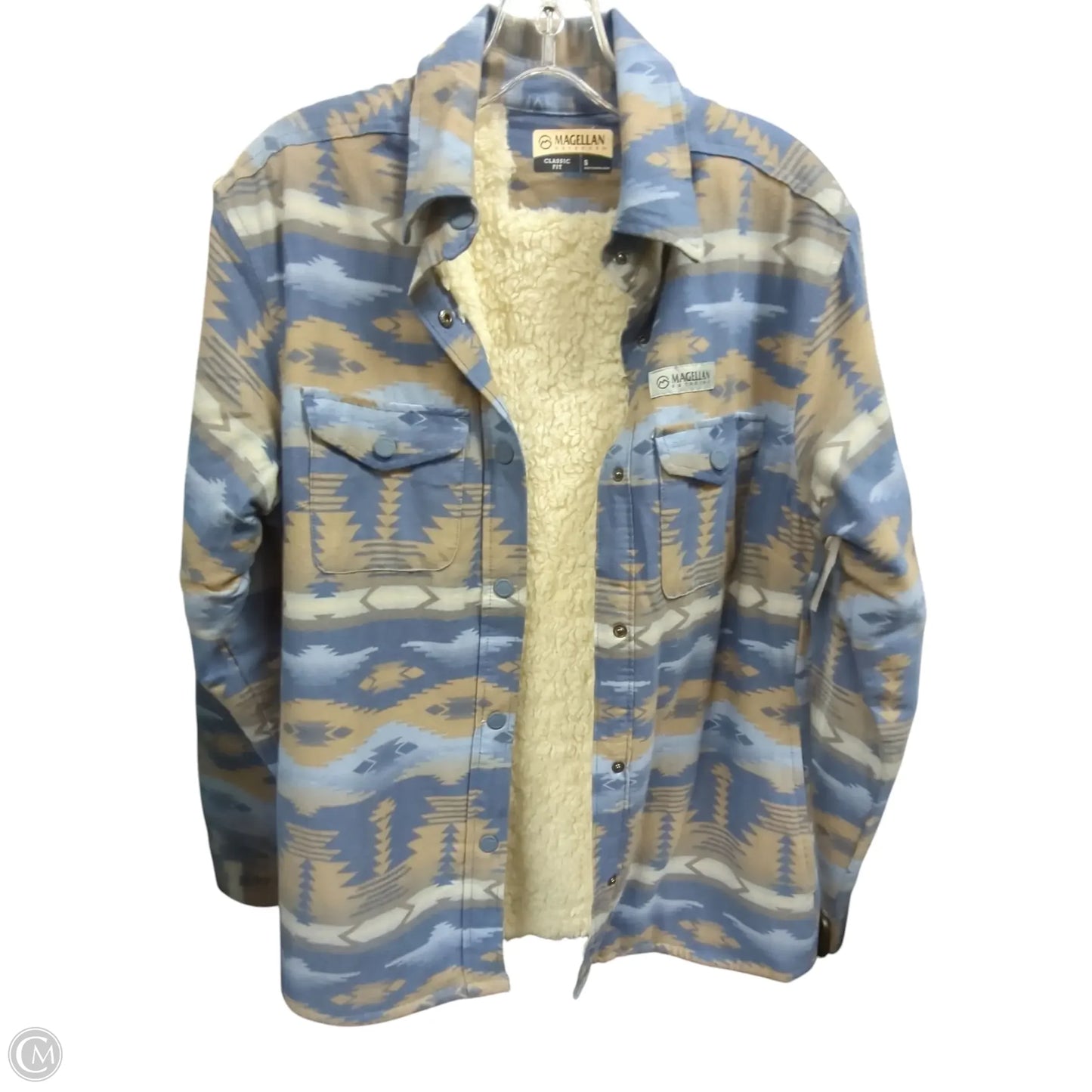 Coat Other By Magellan In Blue & Brown, Size: S