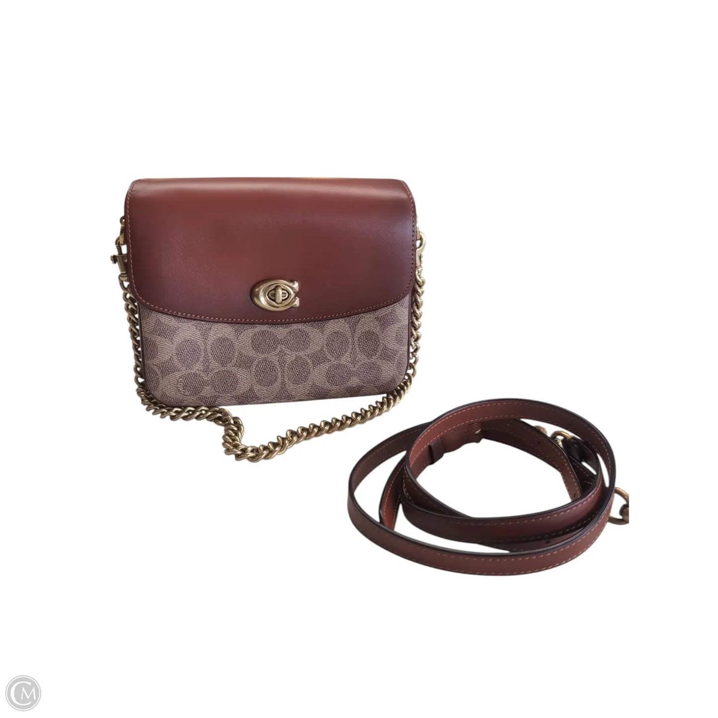 Crossbody Designer By Coach, Size: Small