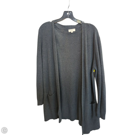Cardigan By Loft In Grey, Size: L
