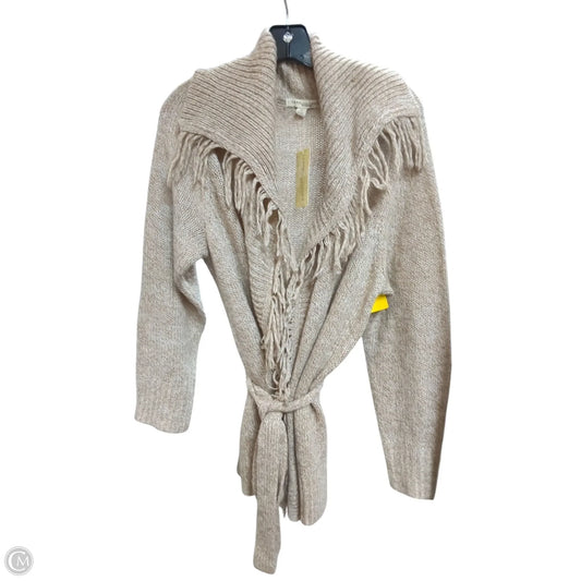 Sweater Cardigan By Carolyn Taylor In Brown, Size: 2x