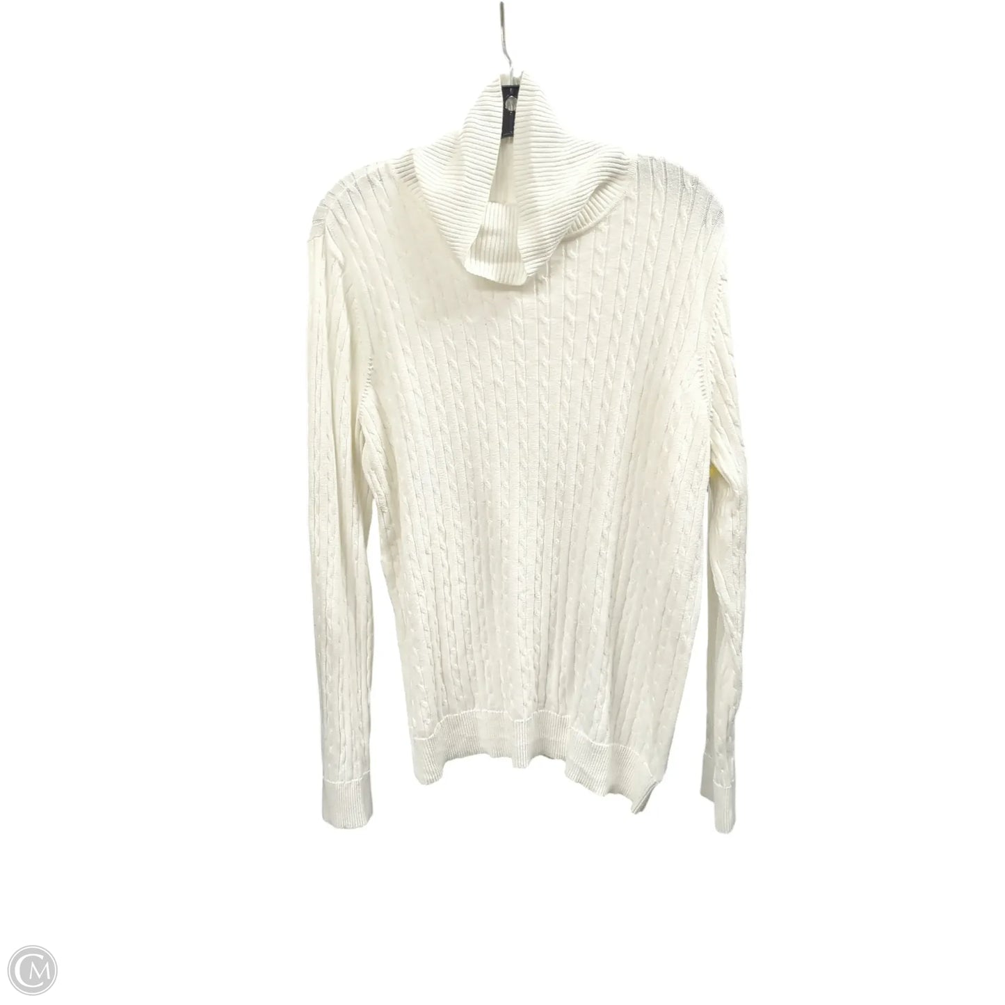 Sweater By Kim Rogers In White, Size: L