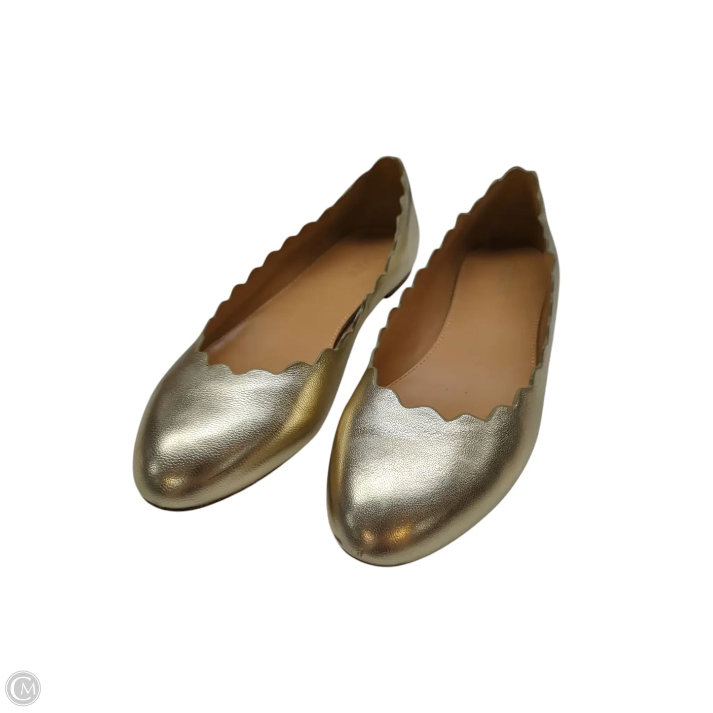 Shoes Flats By J. Crew In Gold, Size: 8.5