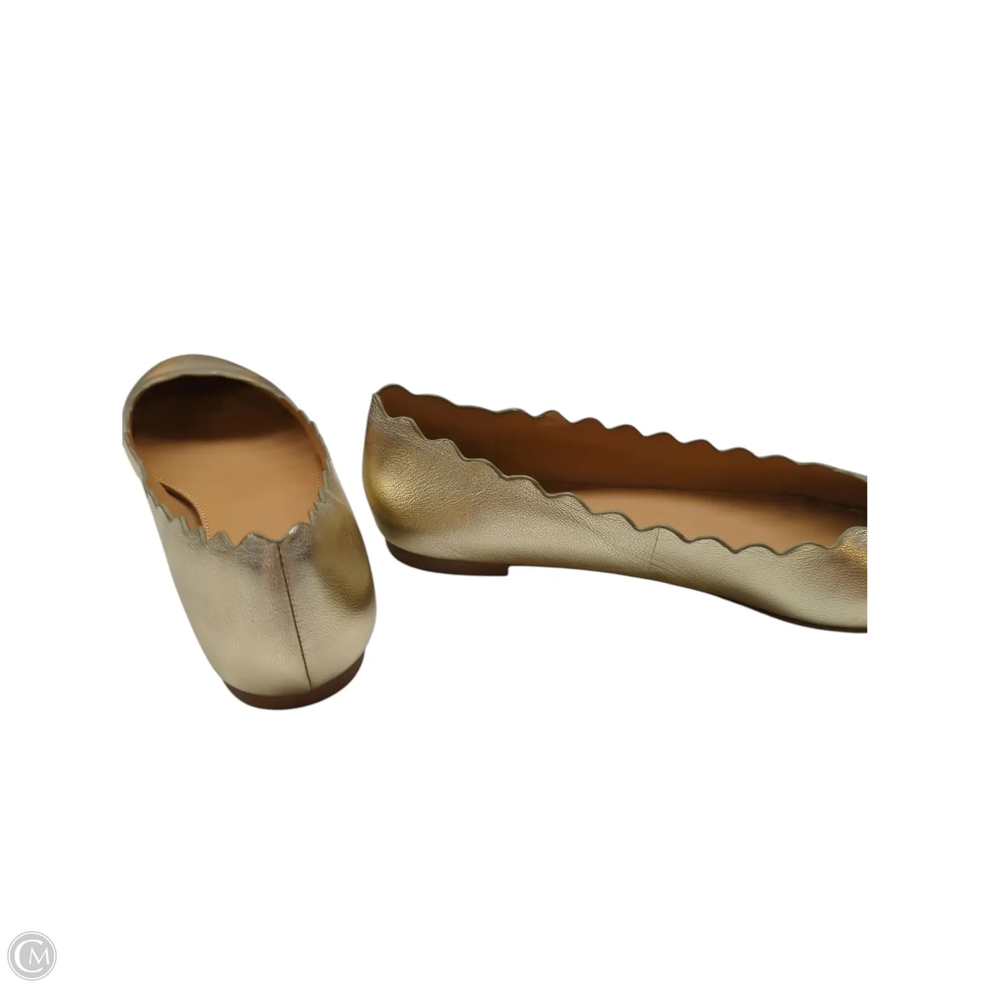 Shoes Flats By J. Crew In Gold, Size: 8.5